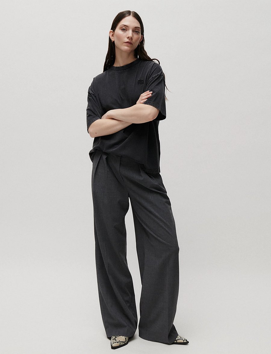 2NDDAY - 2ND Araly TT - Overwashed Jersey - t-shirts - black - 3