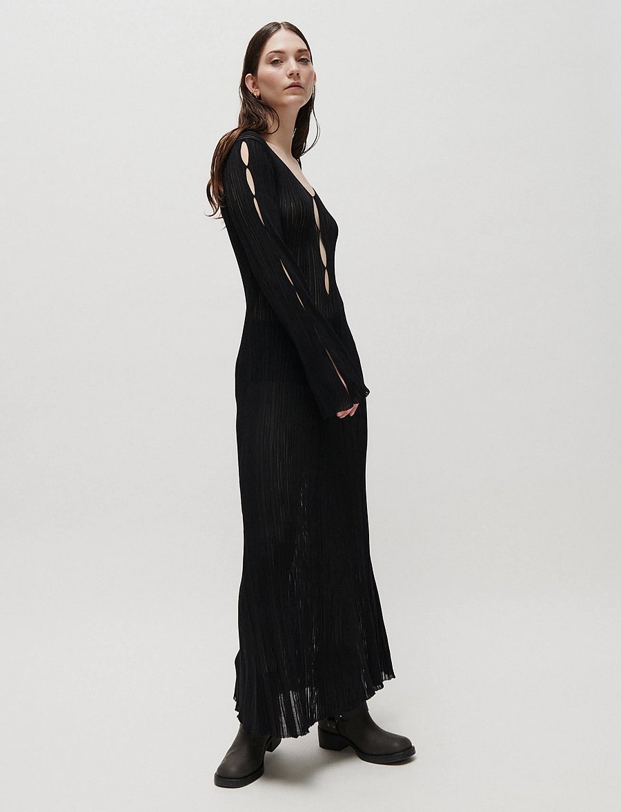 2NDDAY - 2ND Oro - Firm Shine Knit - strikkjoler - black - 3
