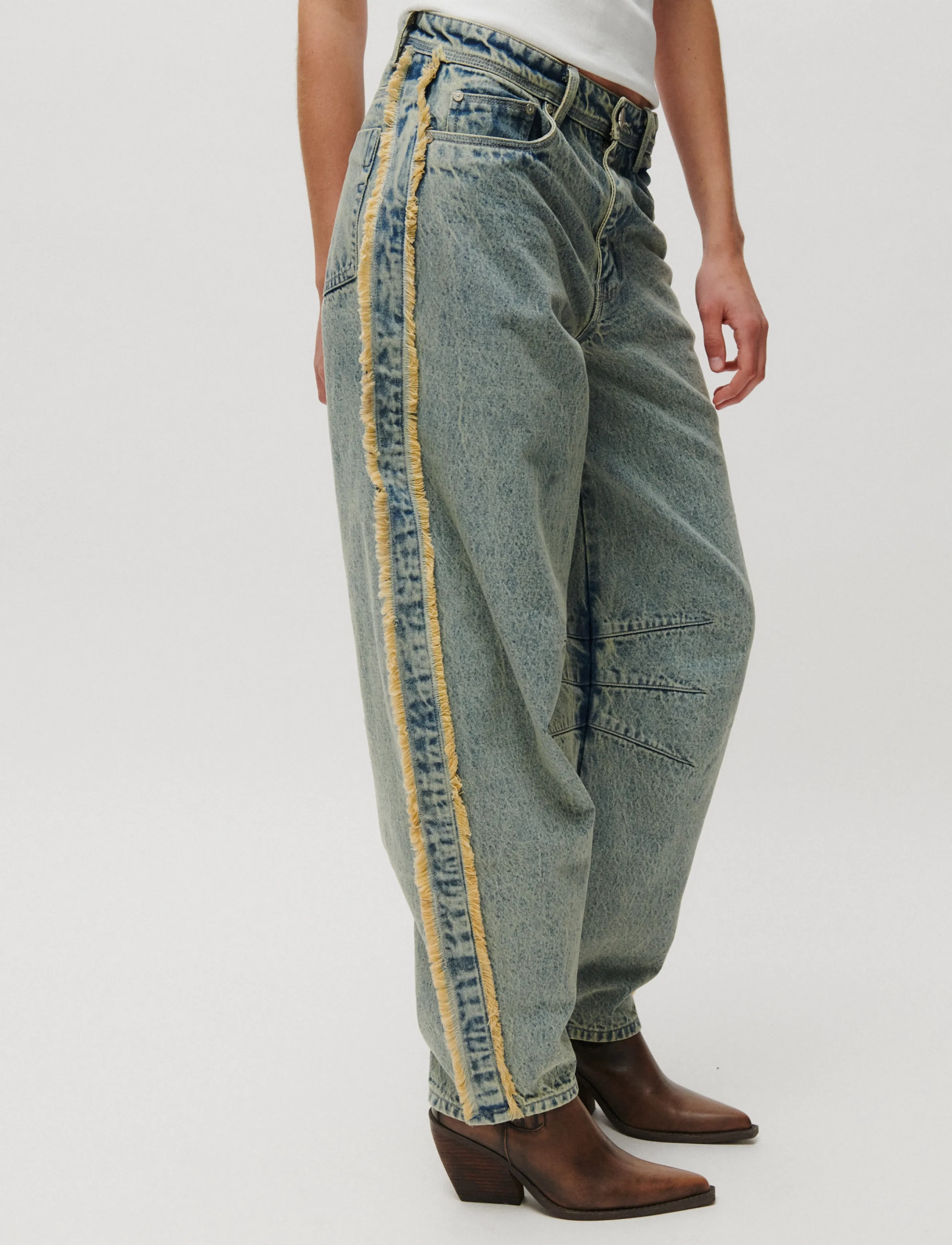 2NDDAY - 2ND Bocarra - Vintage Wash - barrel jeans - vintage blue - 3