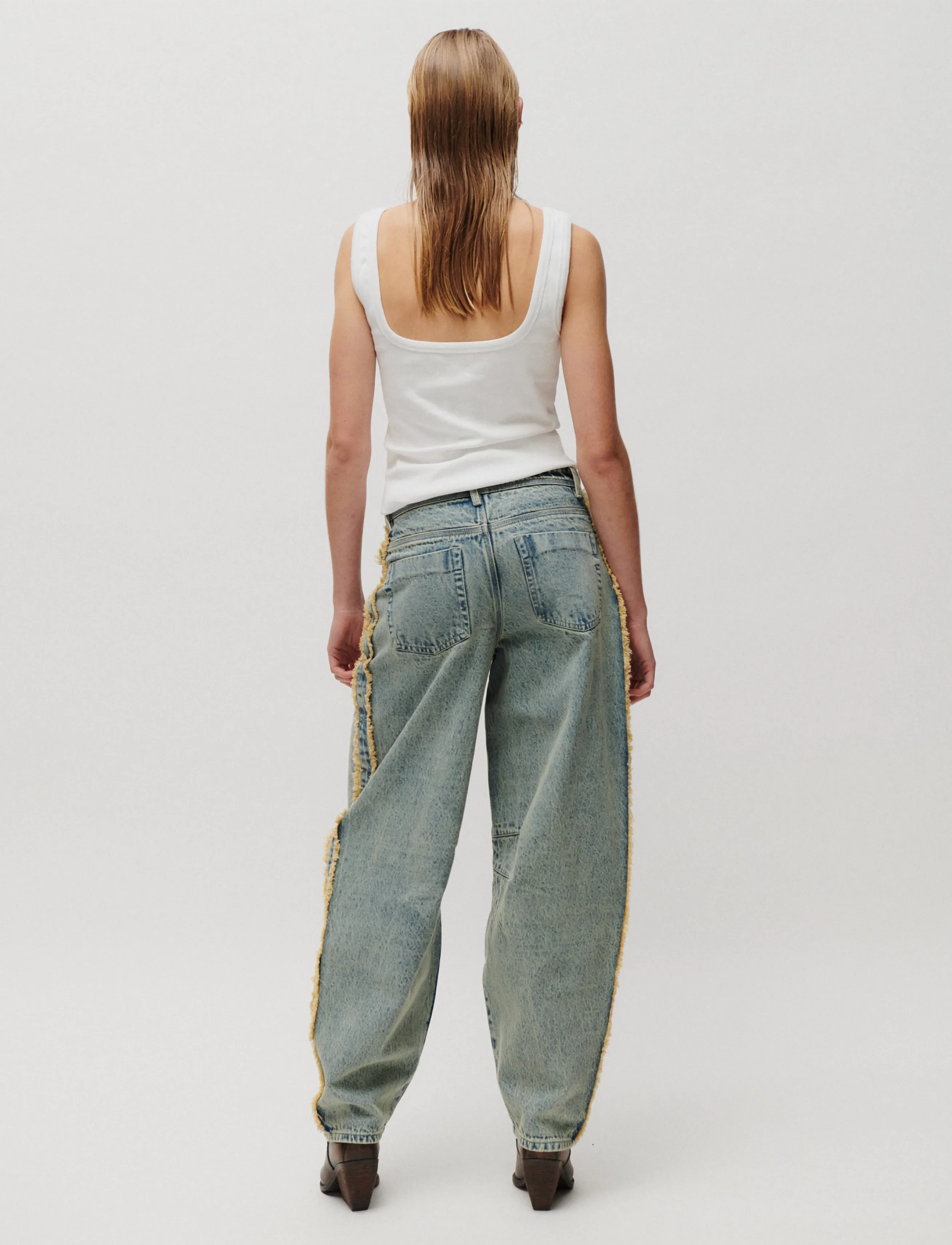 2NDDAY - 2ND Bocarra - Vintage Wash - barrel jeans - vintage blue - 5