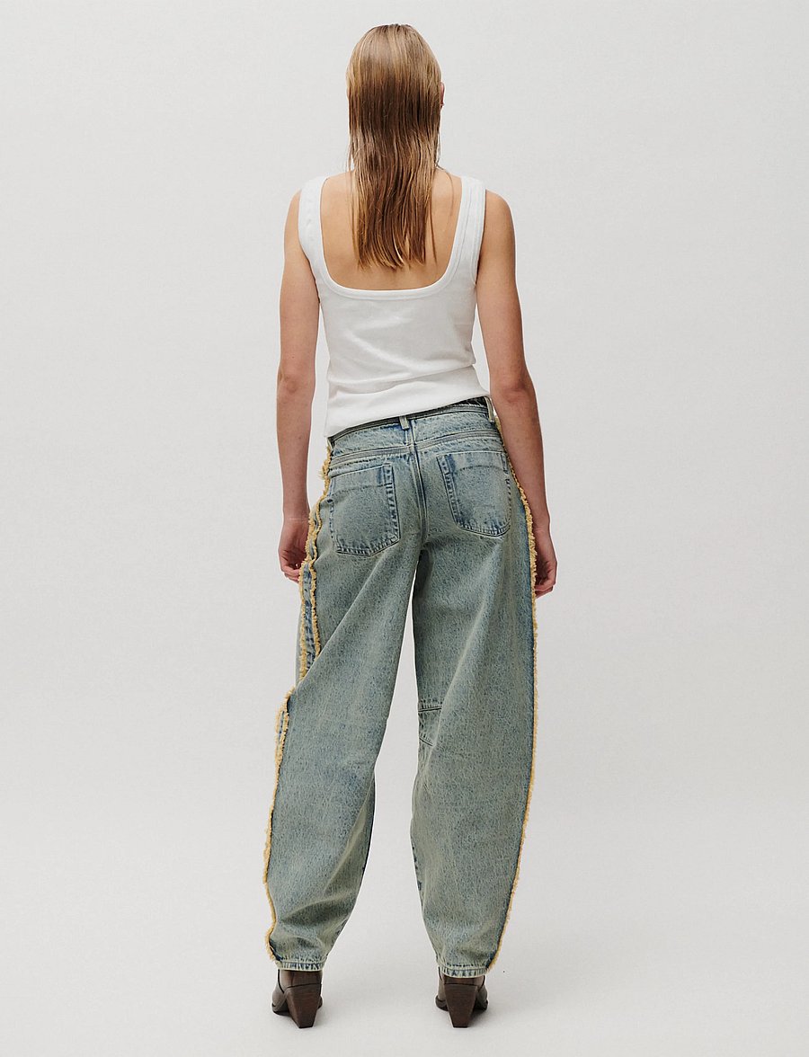 2NDDAY - 2ND Bocarra - Vintage Wash - barrel jeans - vintage blue - 5