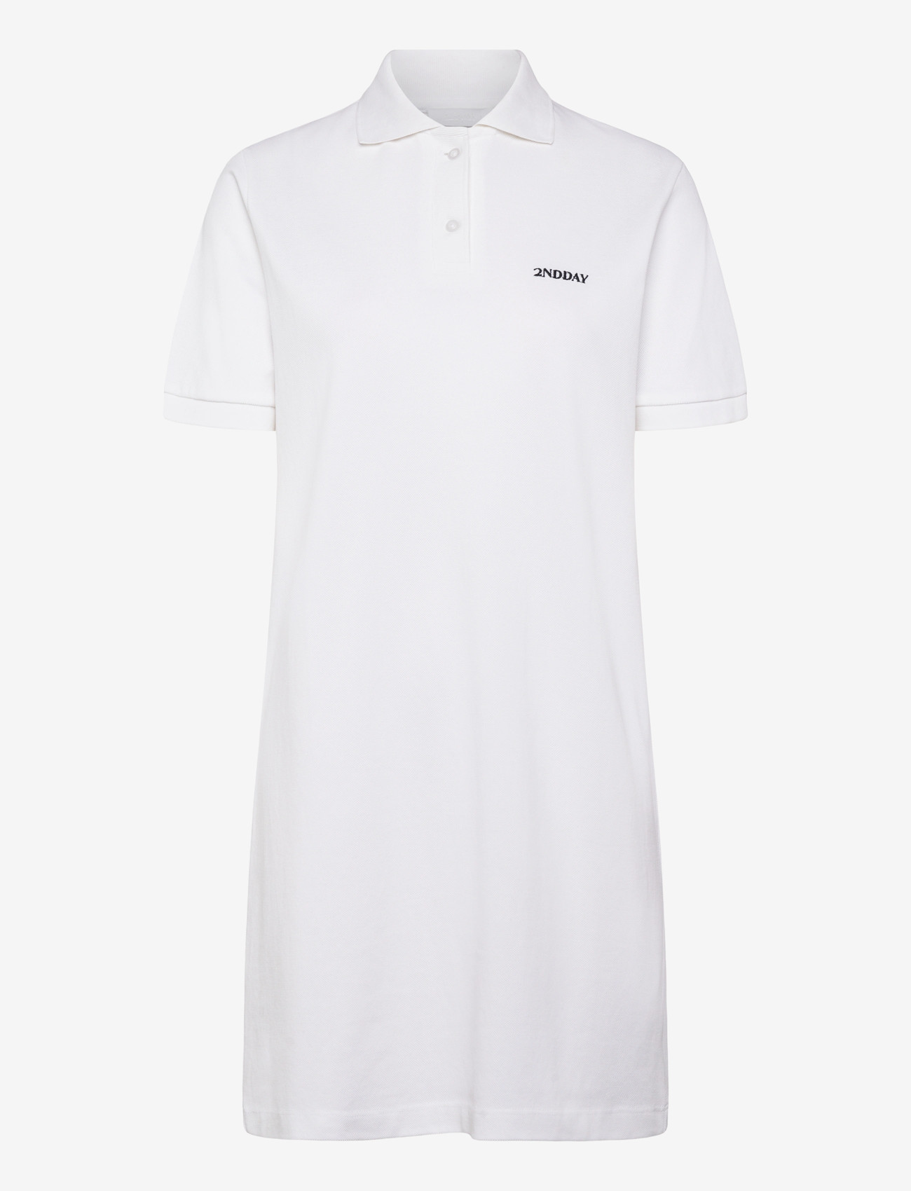 2NDDAY - 2ND Sophia - pique - skjortekjoler - 114001 brilliant white - 0