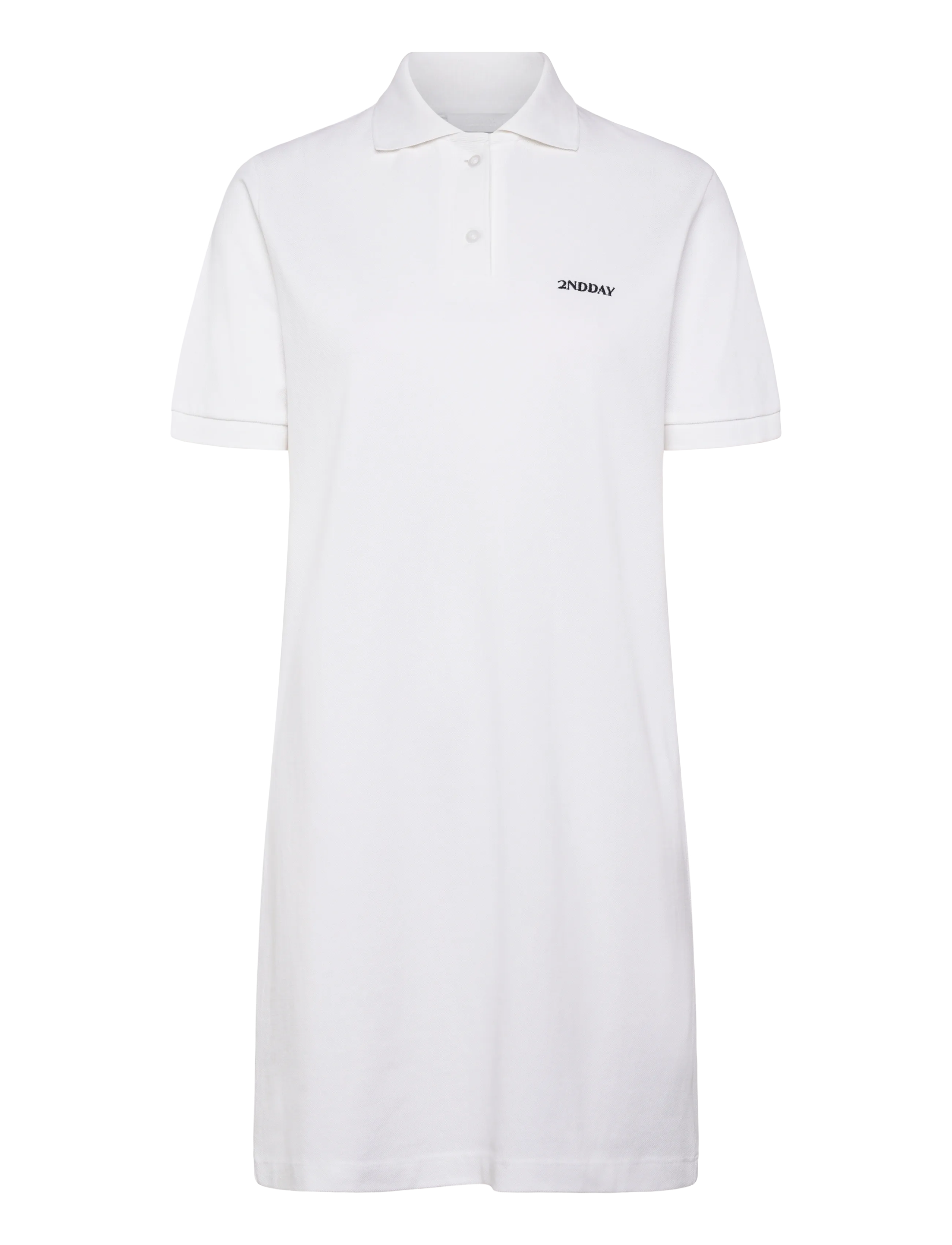 2NDDAY 2ND Sophia - pique - Tøj - 114001 BRILLIANT WHITE / white