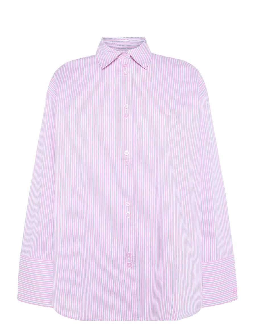 2NDDAY - 2ND Rue - Fall Shirting - langärmlige hemden - pink stripe - 0