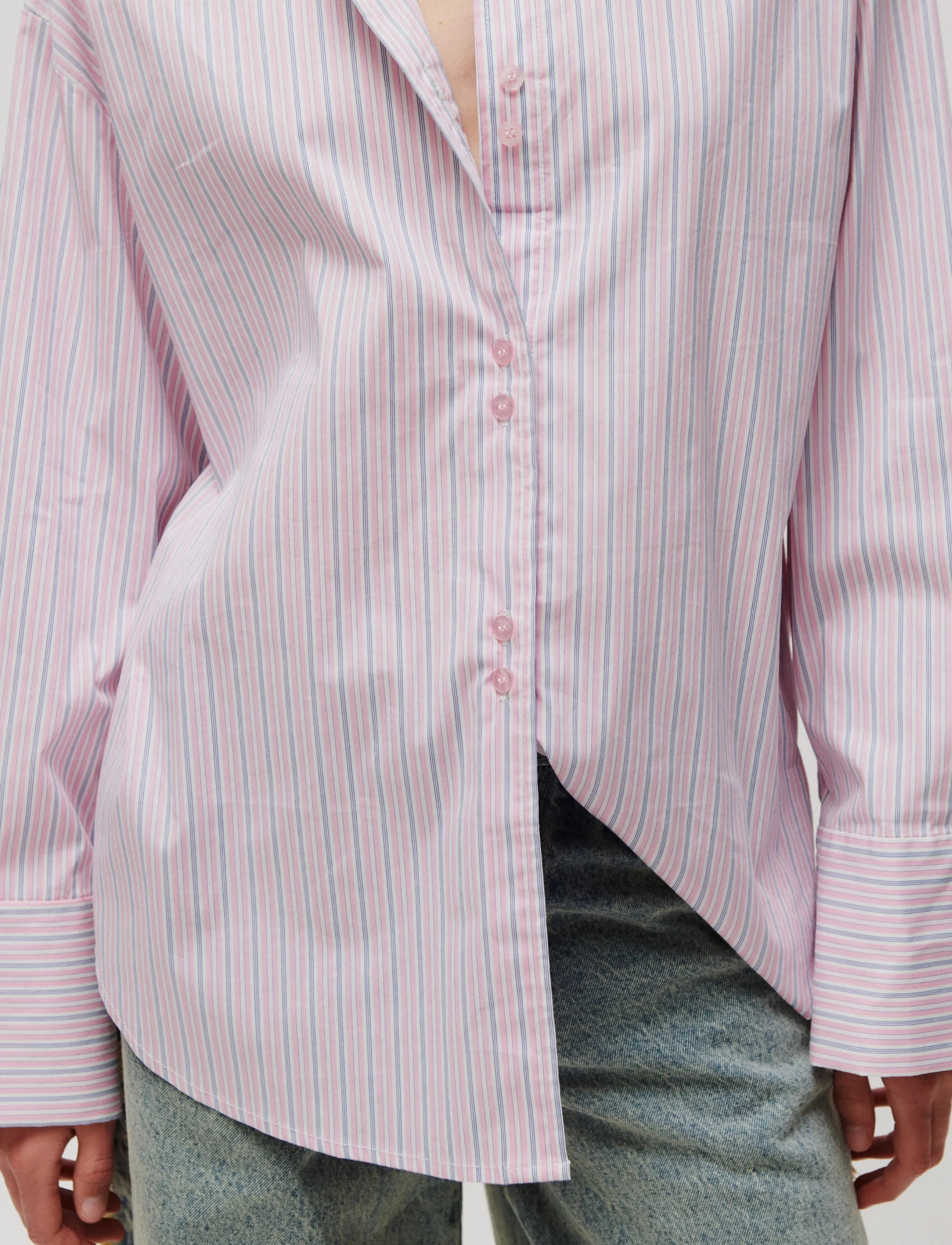 2NDDAY - 2ND Rue - Fall Shirting - langärmlige hemden - pink stripe - 3