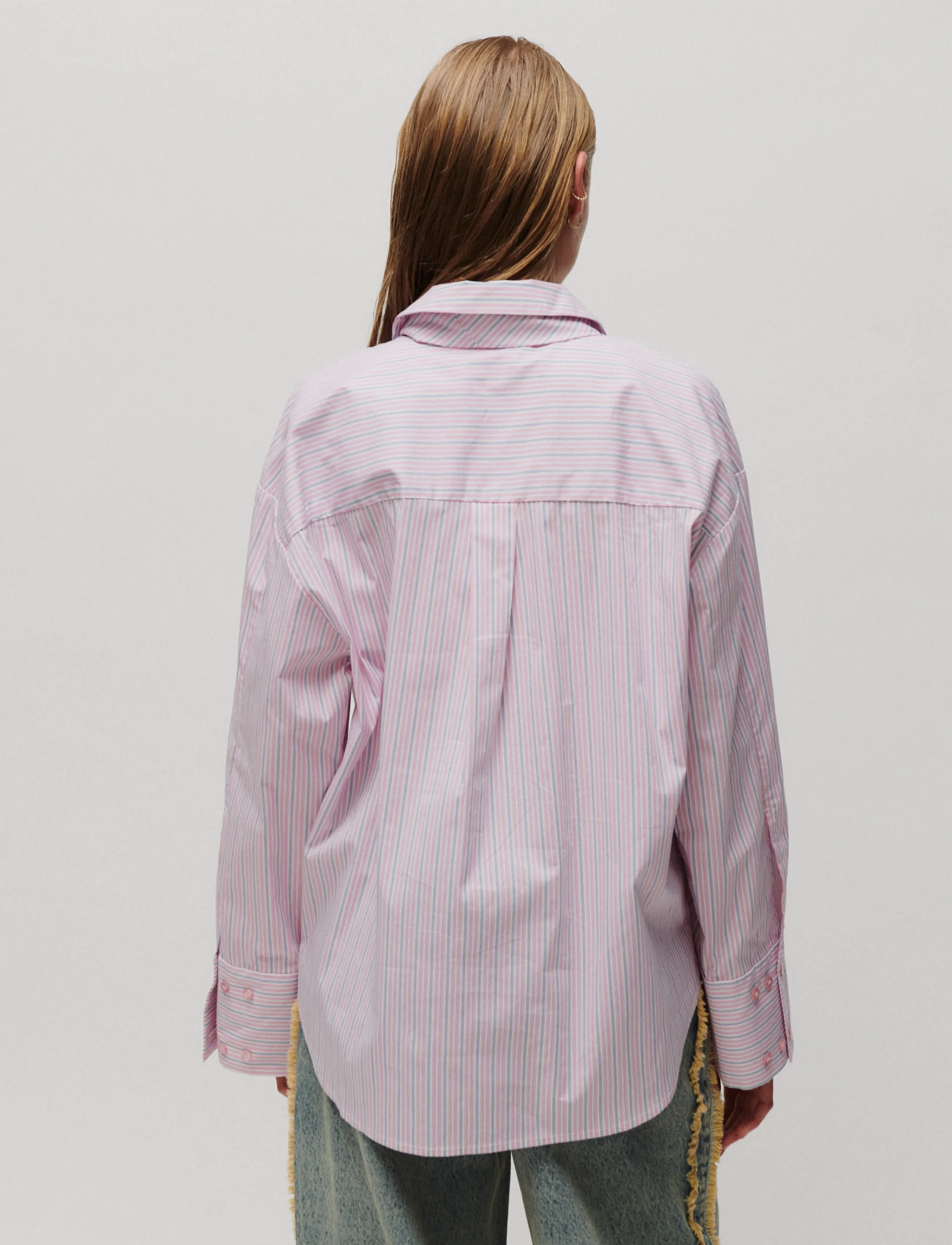 2NDDAY - 2ND Rue - Fall Shirting - langärmlige hemden - pink stripe - 5