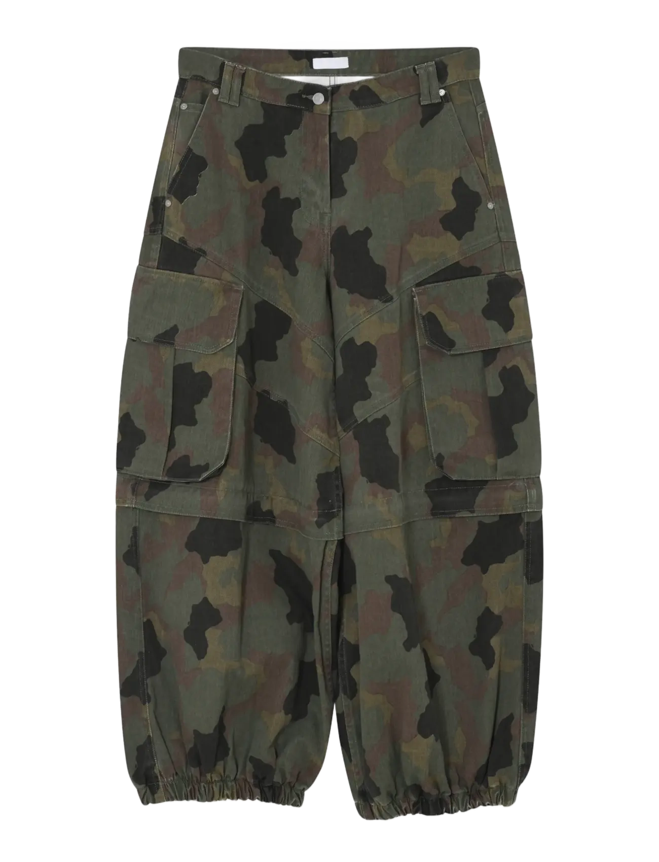 2NDDAY - 2ND Erlene - Twill Denim - cargo-hosen - flur leaf clover print - 1
