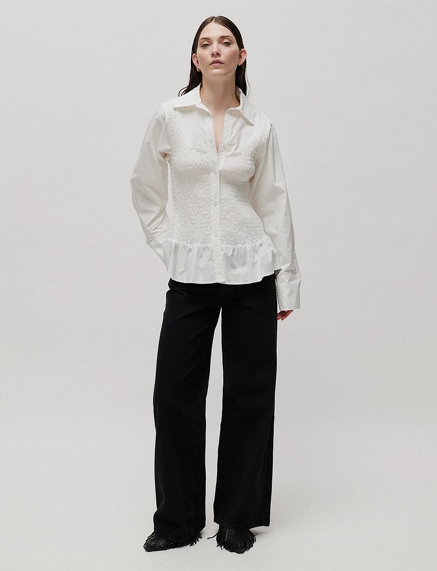 2NDDAY - 2NDJoda - Crispy Poplin - langærmede skjorter - brilliant white - 3