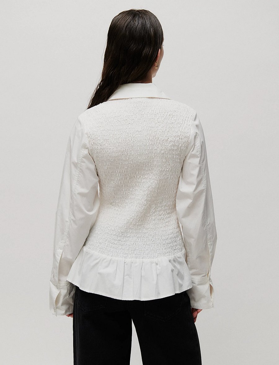 2NDDAY - 2NDJoda - Crispy Poplin - langærmede skjorter - brilliant white - 4