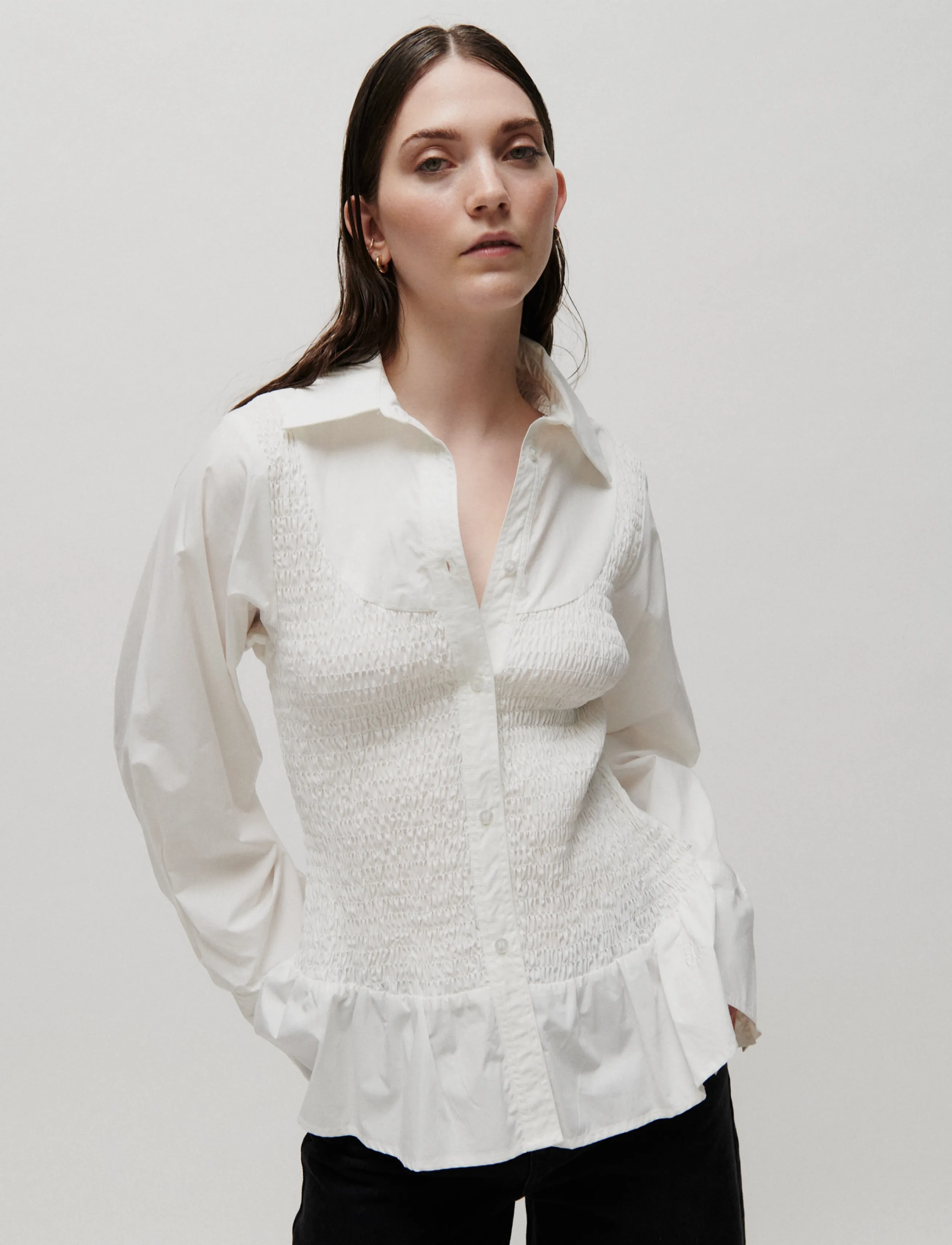 2NDDAY - 2NDJoda - Crispy Poplin - langærmede skjorter - brilliant white - 5