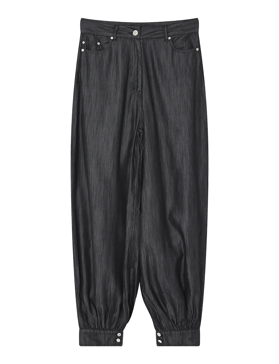 2NDDAY - 2NDOllis - Tenca Feel - barrel-bukser - black - 1