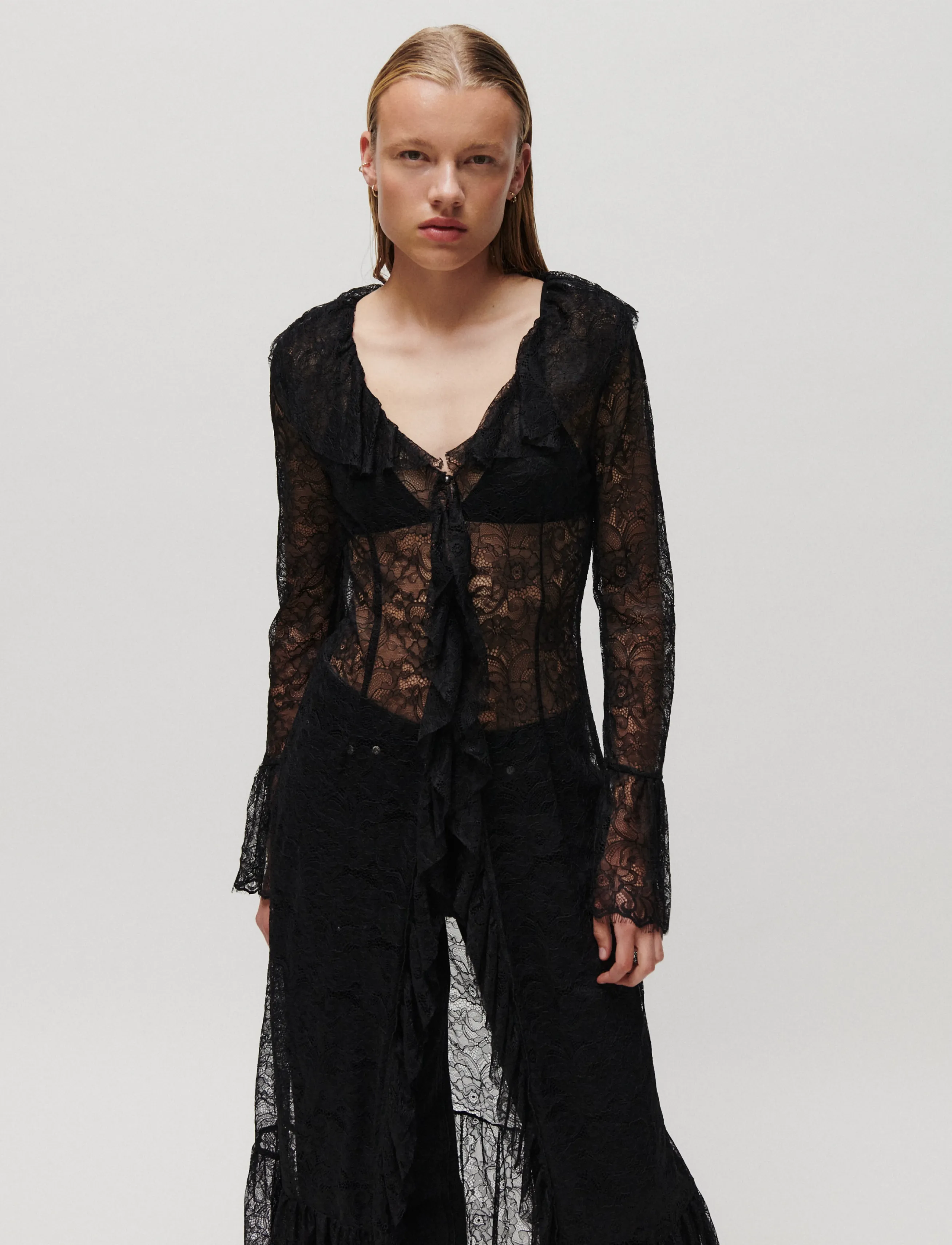 2NDDAY - 2NDWilletta - Refined Lace - spitzenkleider - black - 4