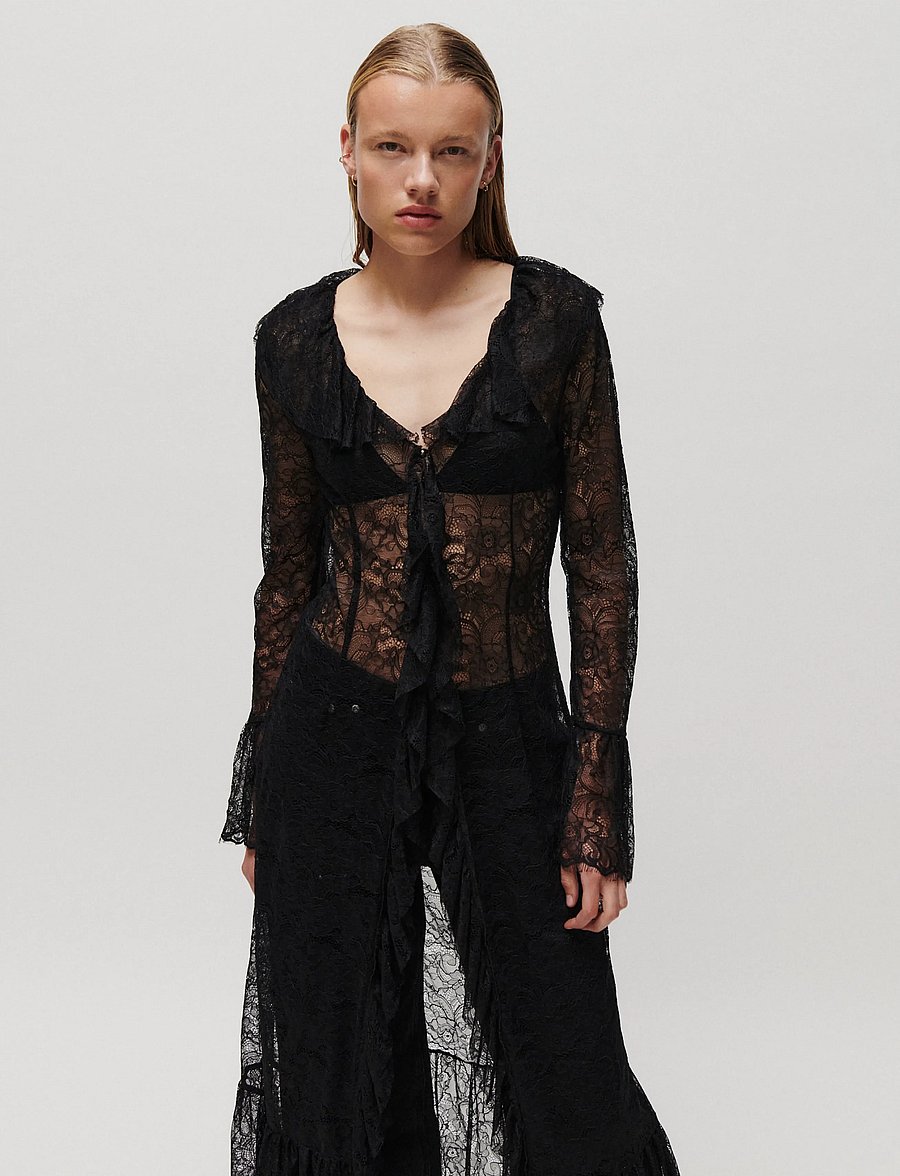 2NDDAY - 2NDWilletta - Refined Lace - spitzenkleider - black - 4