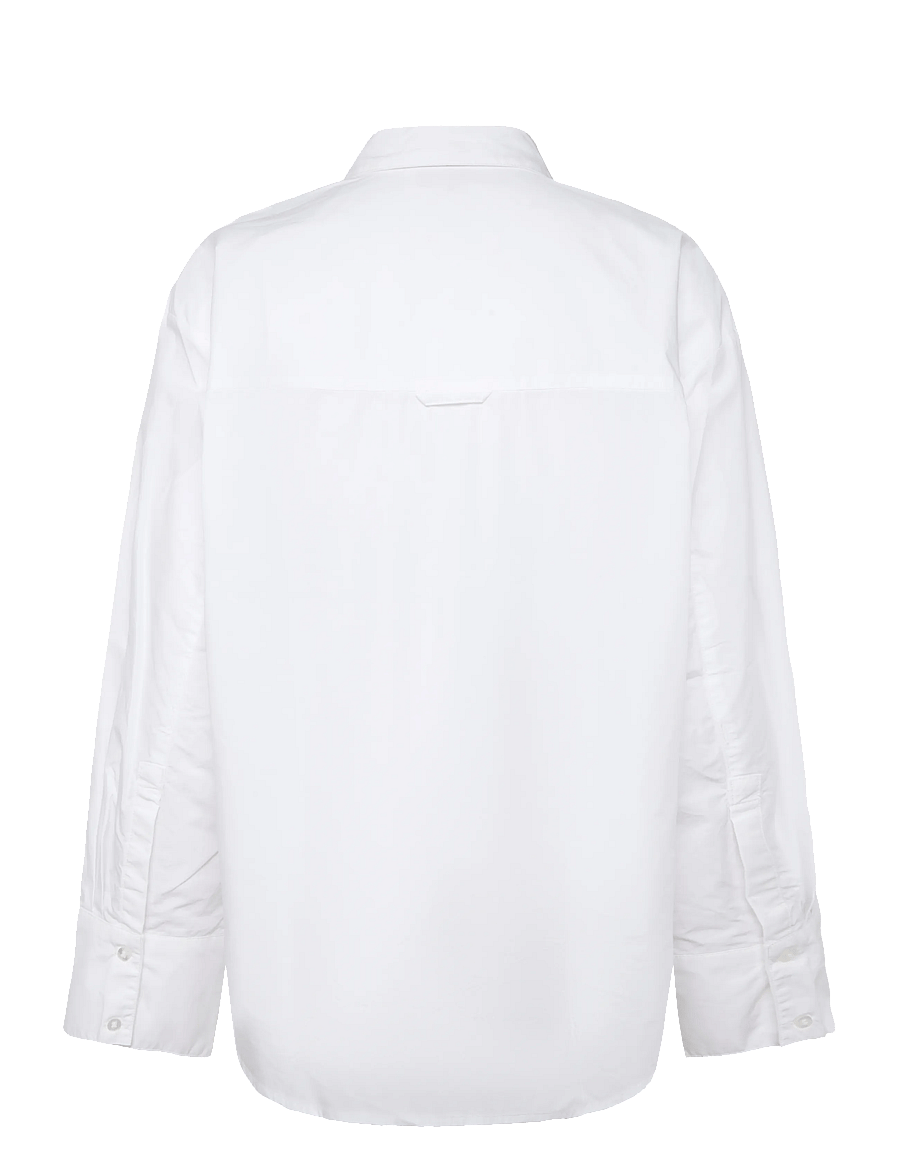 2NDDAY - 2NDRordas - Crispy Poplin - pikkade varrukatega särgid - brilliant white - 2