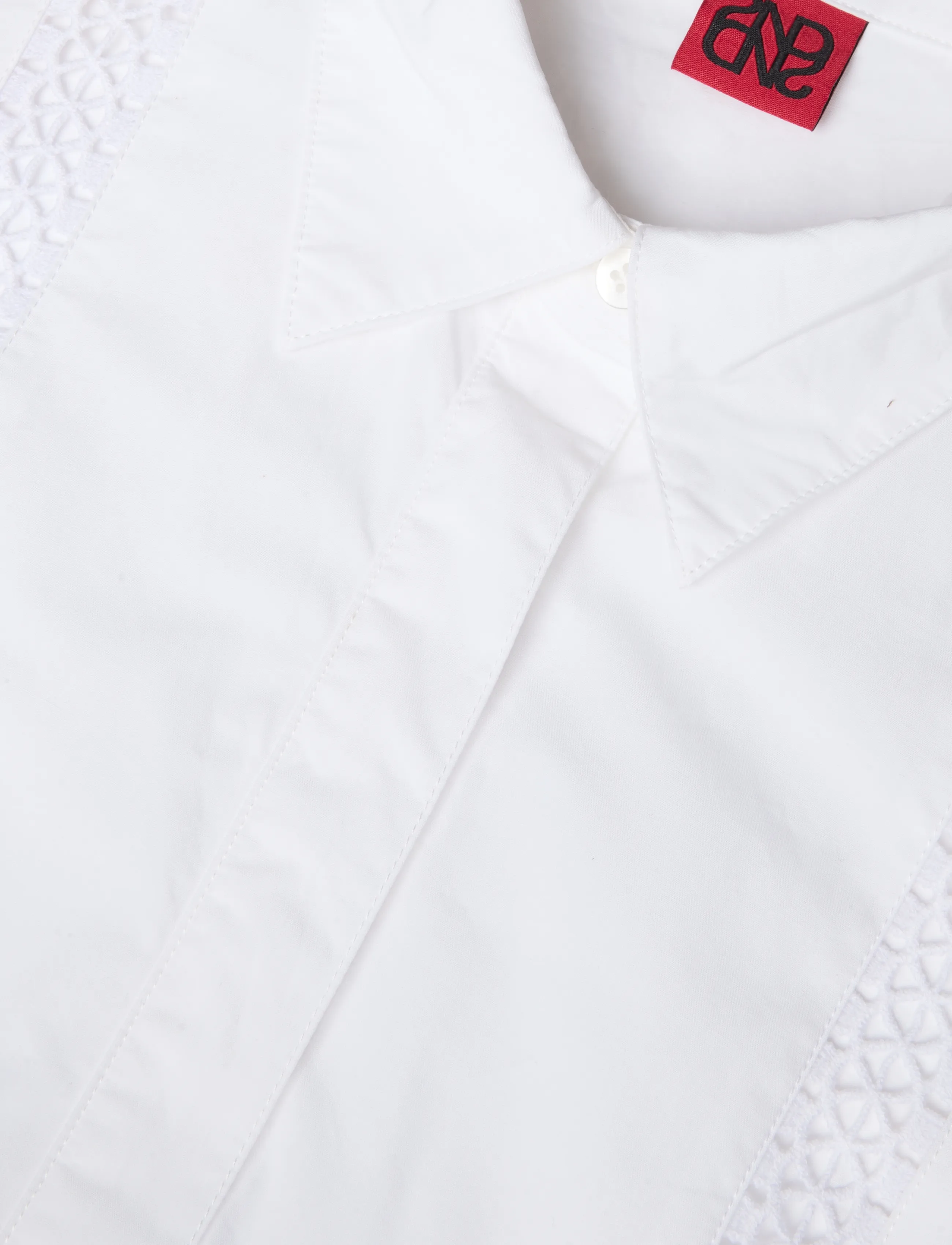 2NDDAY - 2NDRordas - Crispy Poplin - pikkade varrukatega särgid - brilliant white - 5