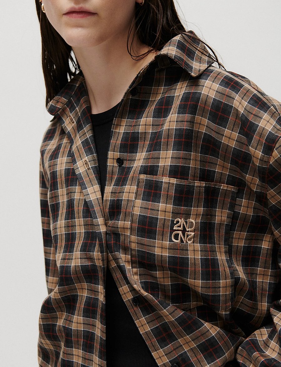 2NDDAY - 2NDManny - Classic Flannel - pikkade varrukatega särgid - rocky road - 3