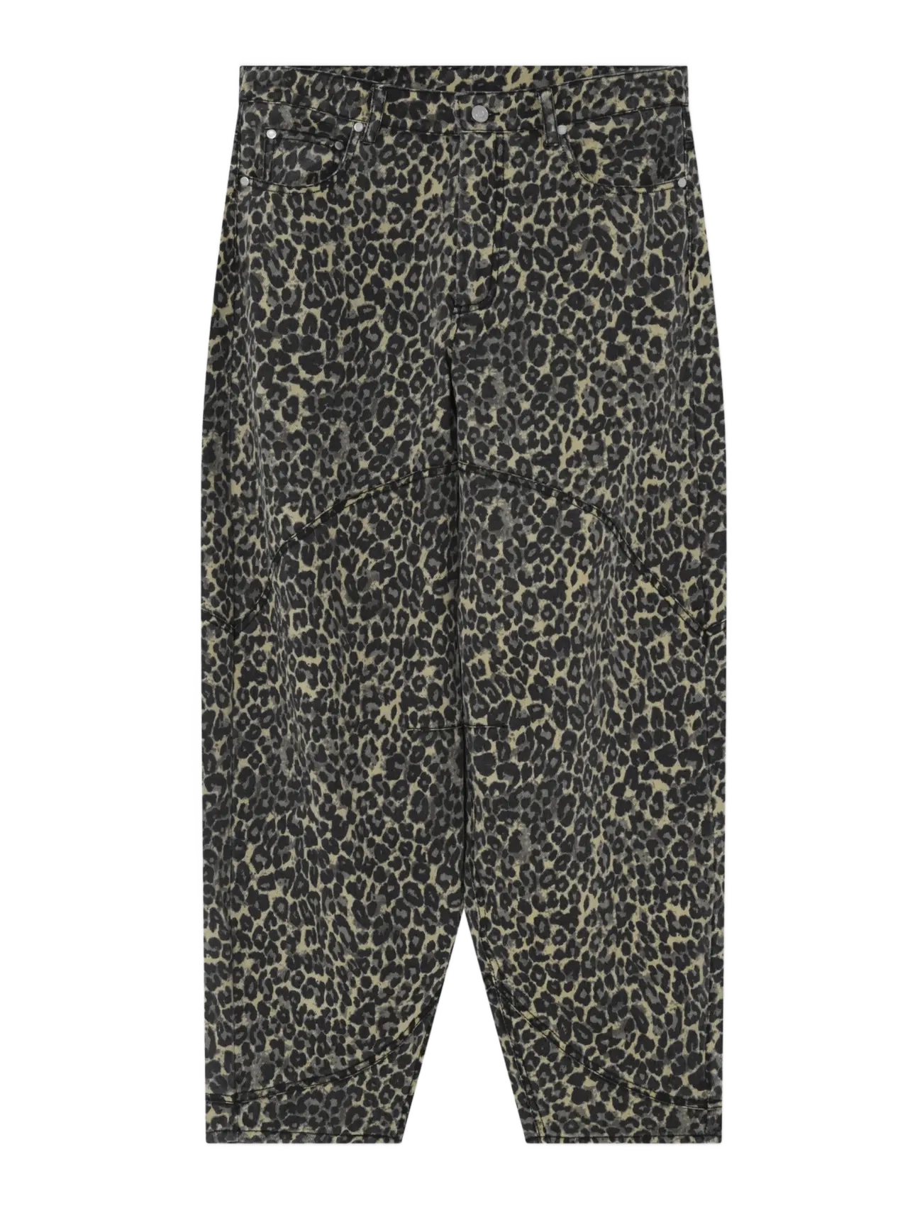 2NDDAY - 2NDBoe - Print Denim - barrel jeans - leo aop - 1