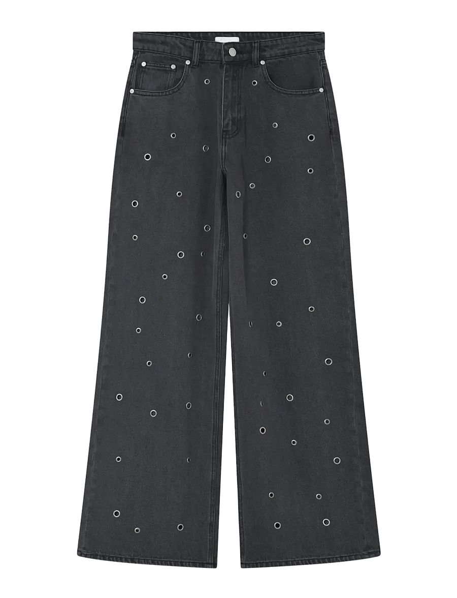2NDDAY - 2NDRoden - Grunge Denim - brede jeans - mid grey denim - 1