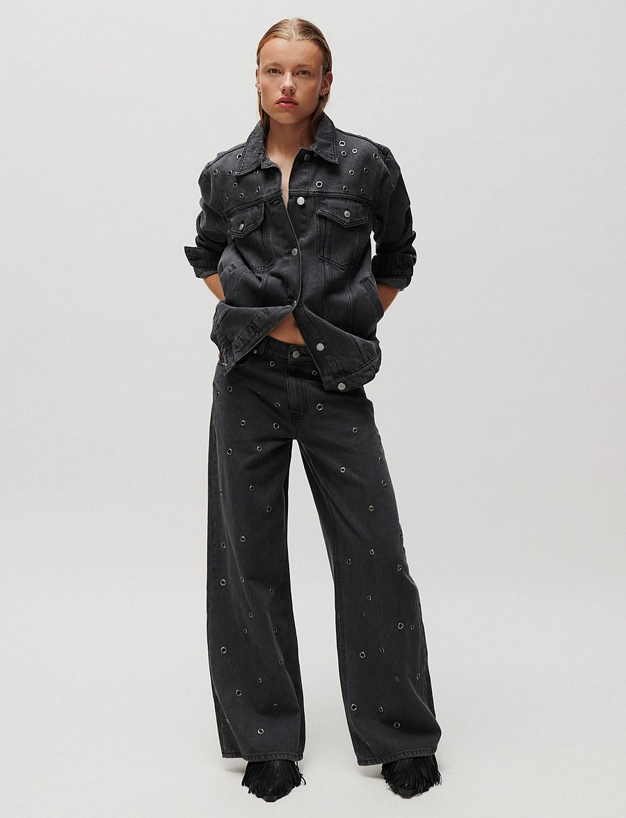 2NDDAY - 2NDRoden - Grunge Denim - brede jeans - mid grey denim - 0
