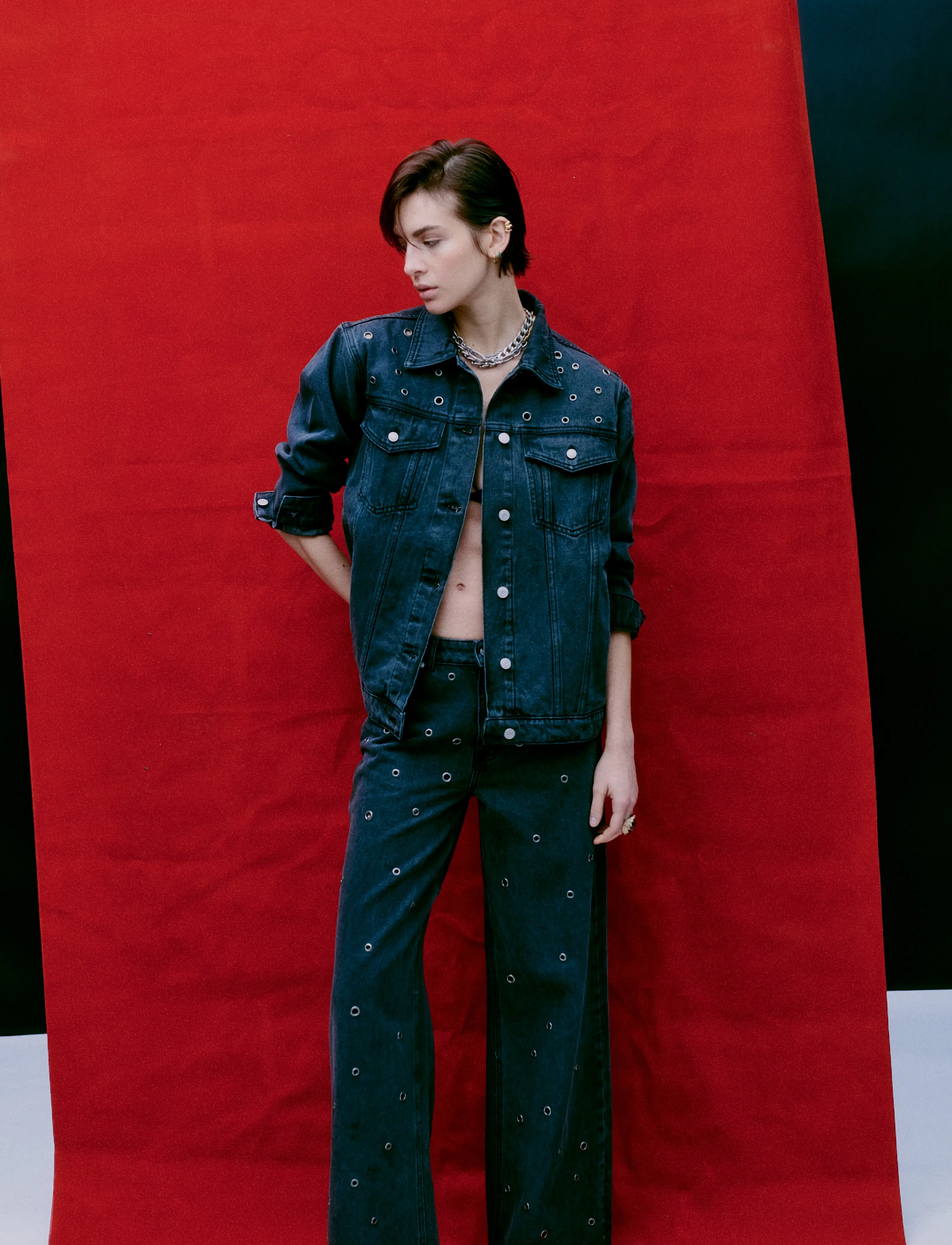 2NDDAY - 2NDRoden - Grunge Denim - brede jeans - mid grey denim - 4