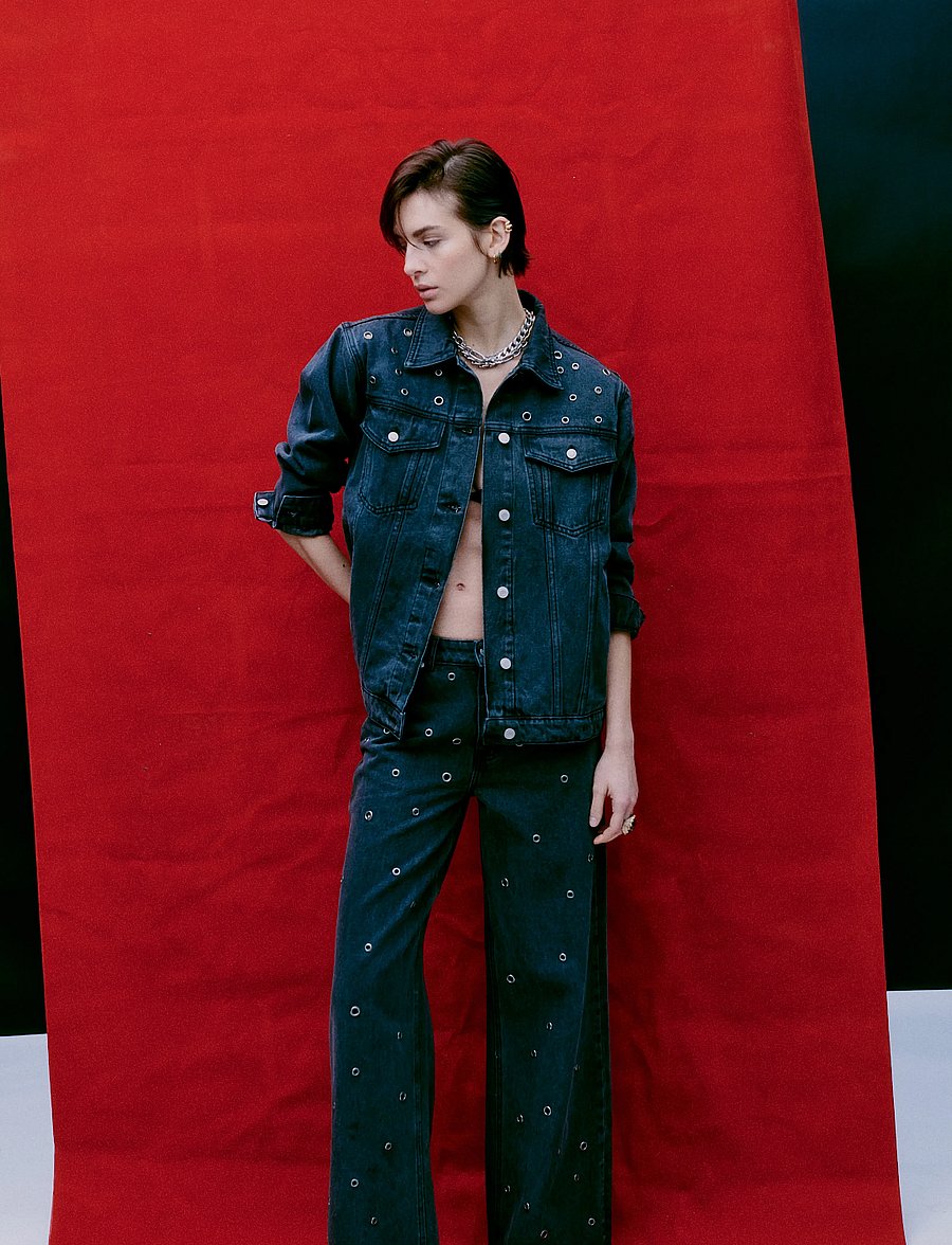2NDDAY - 2NDRoden - Grunge Denim - brede jeans - mid grey denim - 4