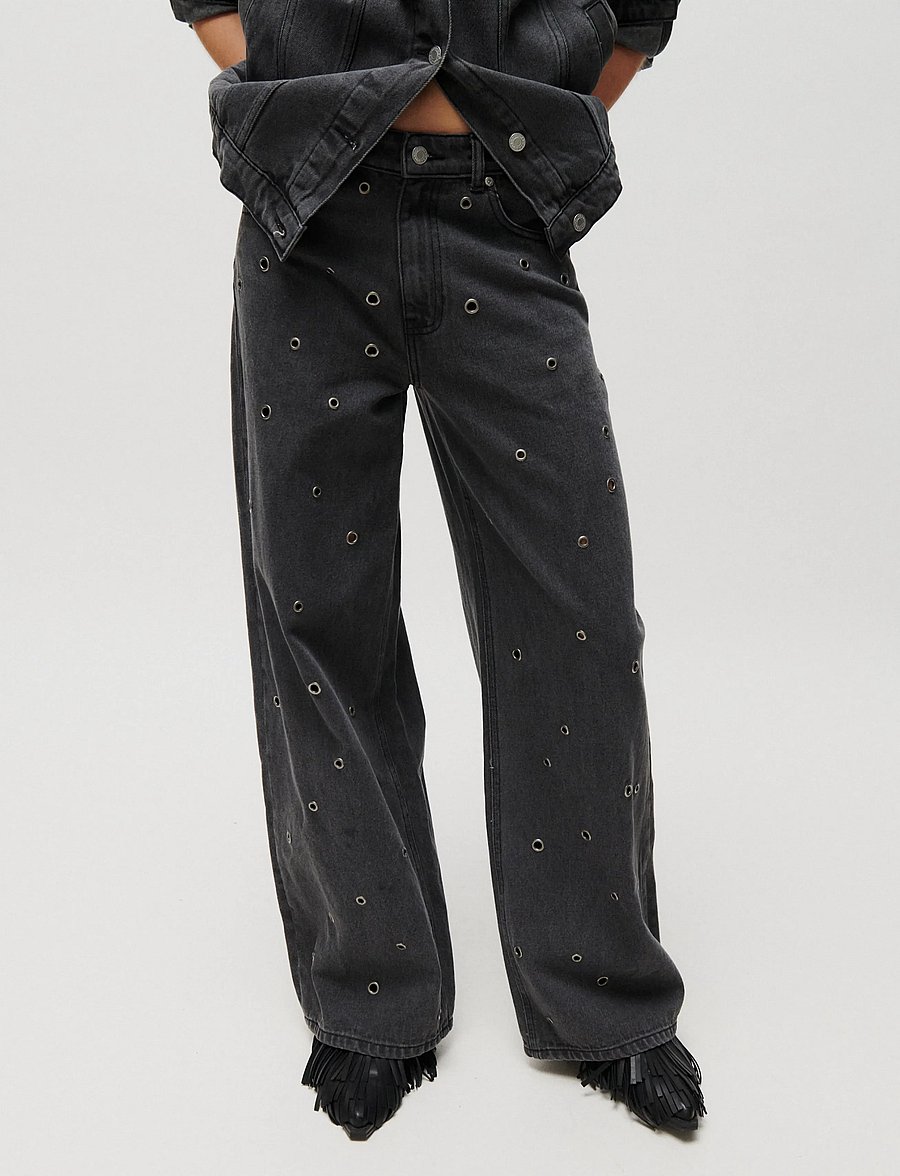 2NDDAY - 2NDRoden - Grunge Denim - brede jeans - mid grey denim - 5