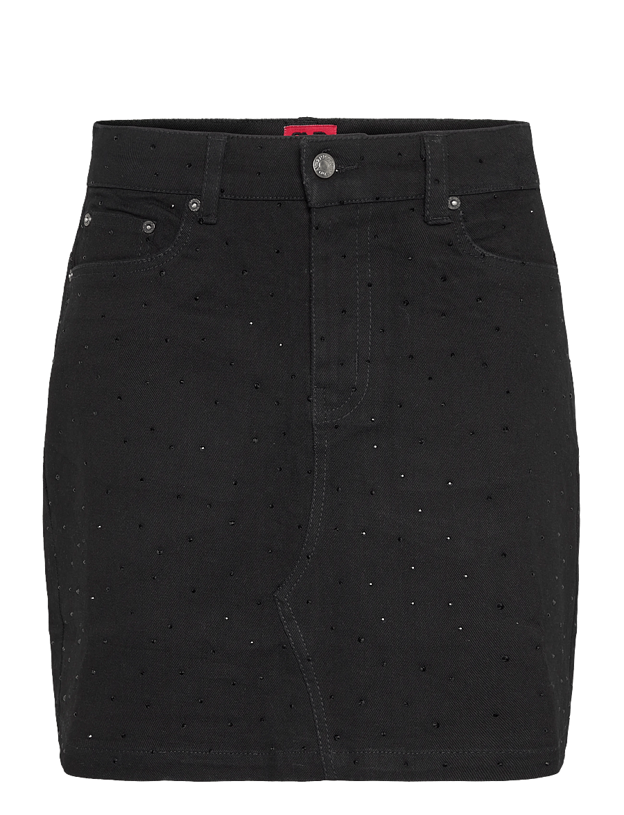 2NDDAY - 2NDLollie - Crystal Denim - denimnederdele - black denim - 1