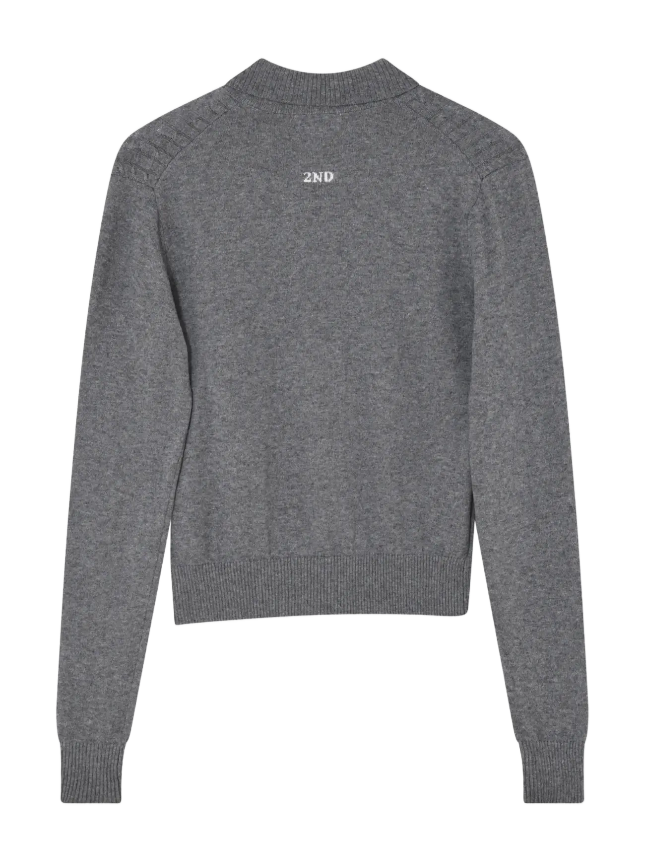 2NDDAY - 2NDJaneice - Soft Wool - medium grey melange - 2