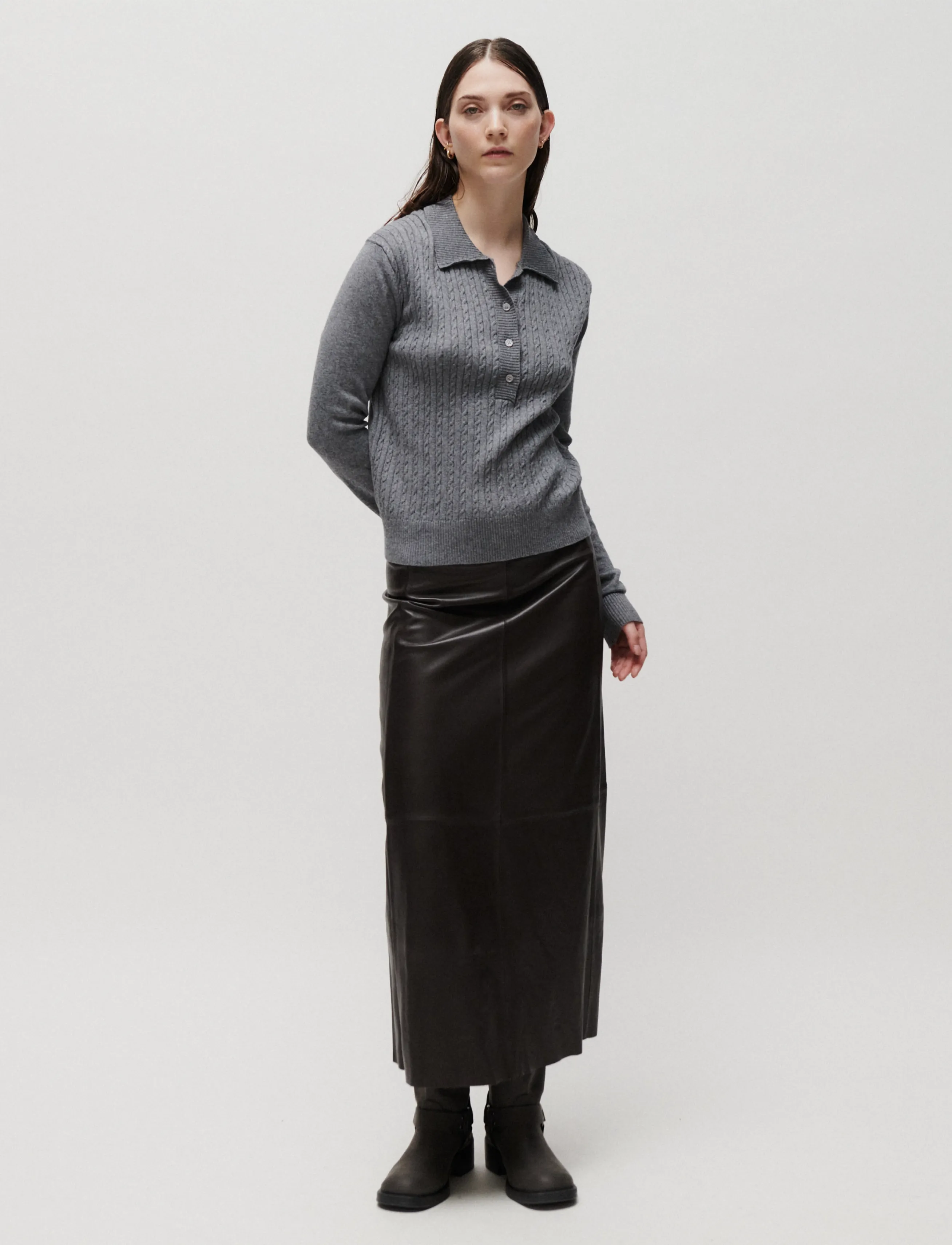 2NDDAY - 2NDJaneice - Soft Wool - medium grey melange - 3