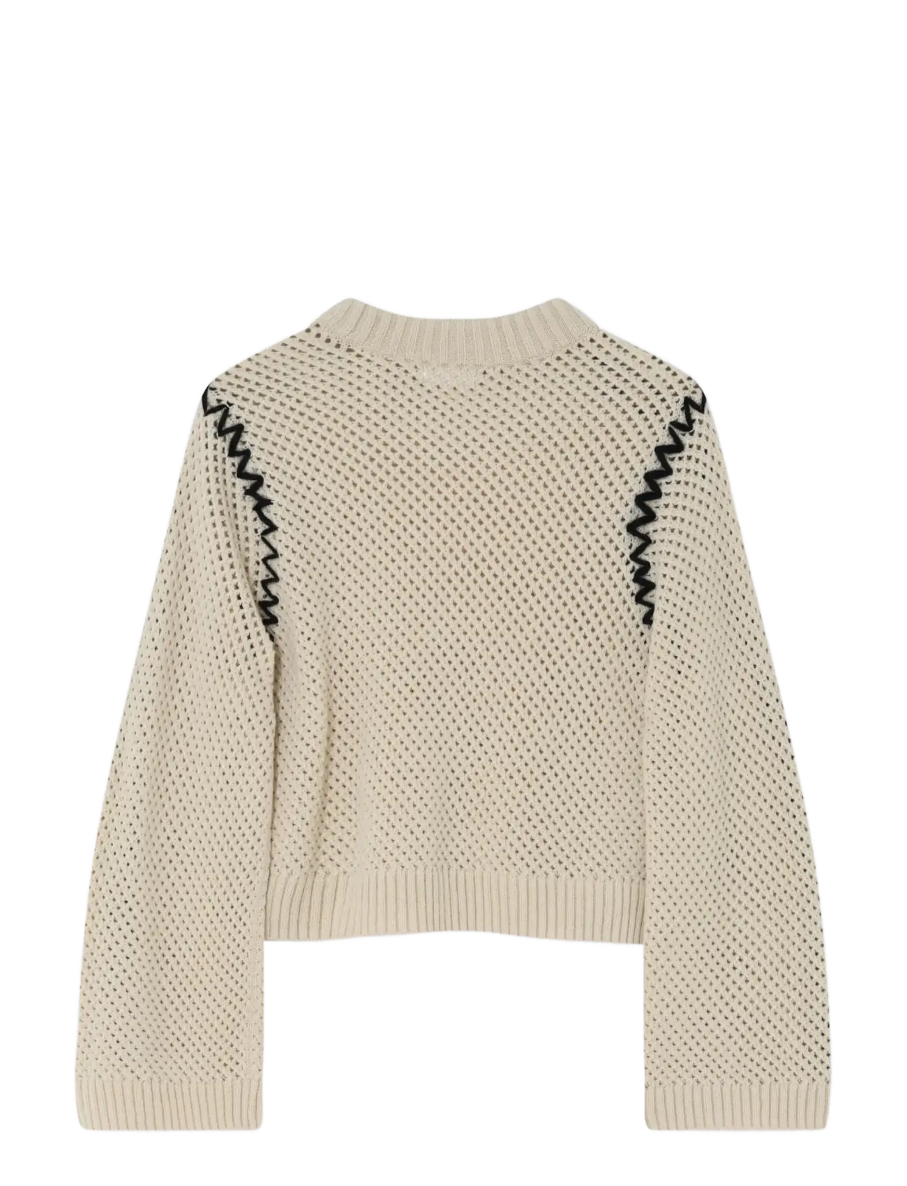 2NDDAY 2NDMarlet - Open Knit - Pullover - ALMOND MILK / cream