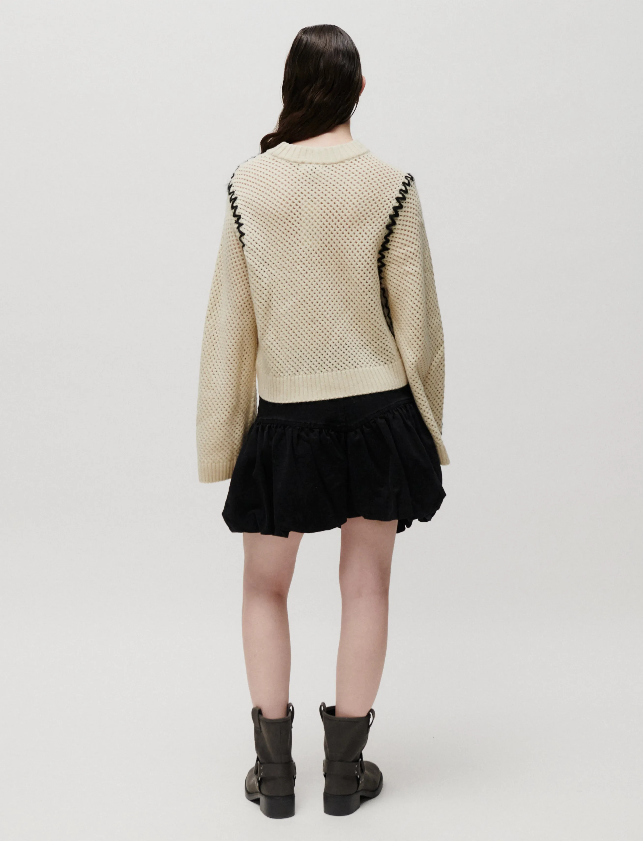 2NDDAY - 2NDMarlet - Open Knit - almond milk - 4