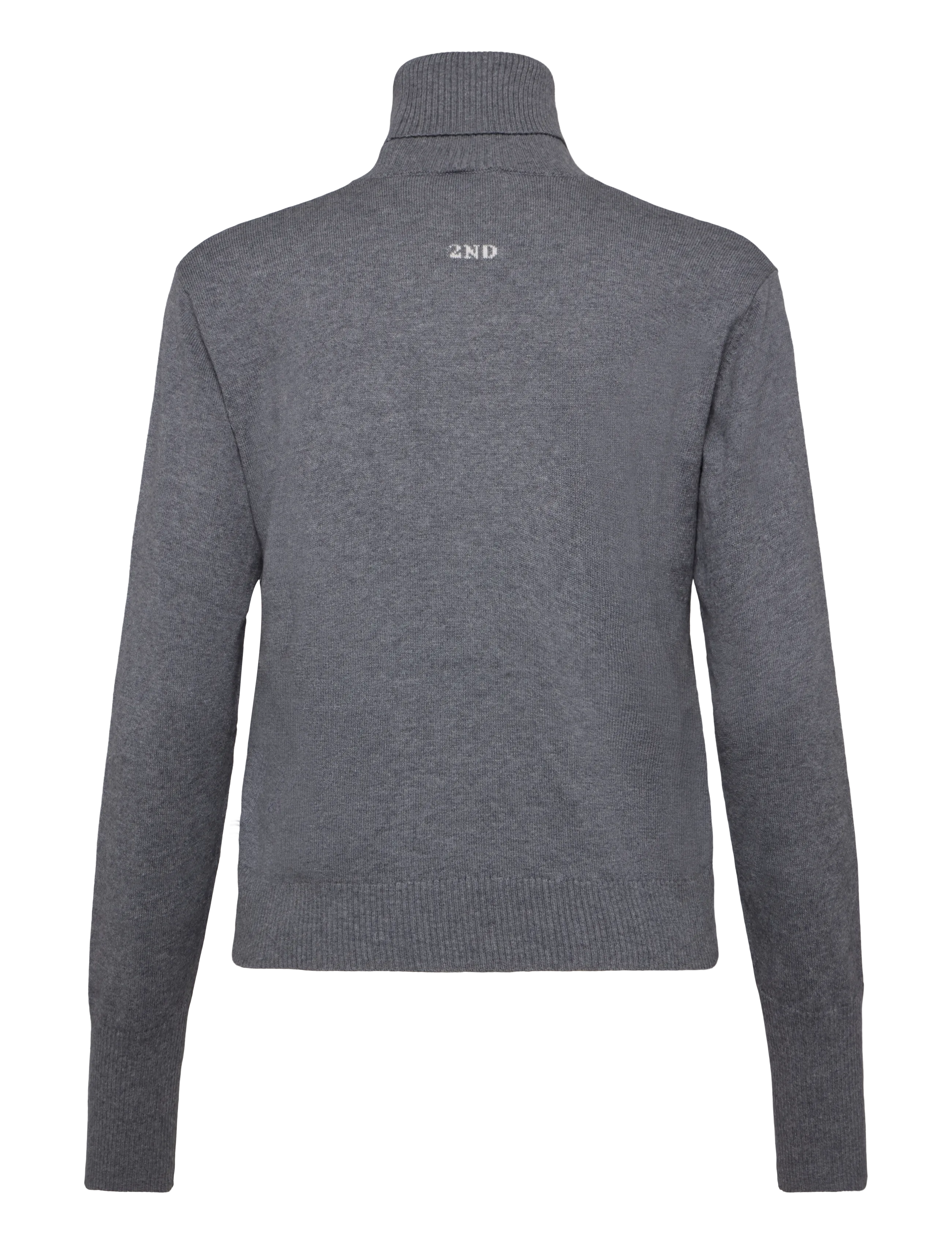 2NDDAY - 2NDPorto - Soft Wool - pullover - medium grey mel. - 1