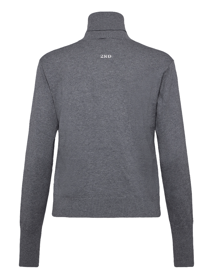 2NDDAY - 2NDPorto - Soft Wool - pullover - medium grey mel. - 1