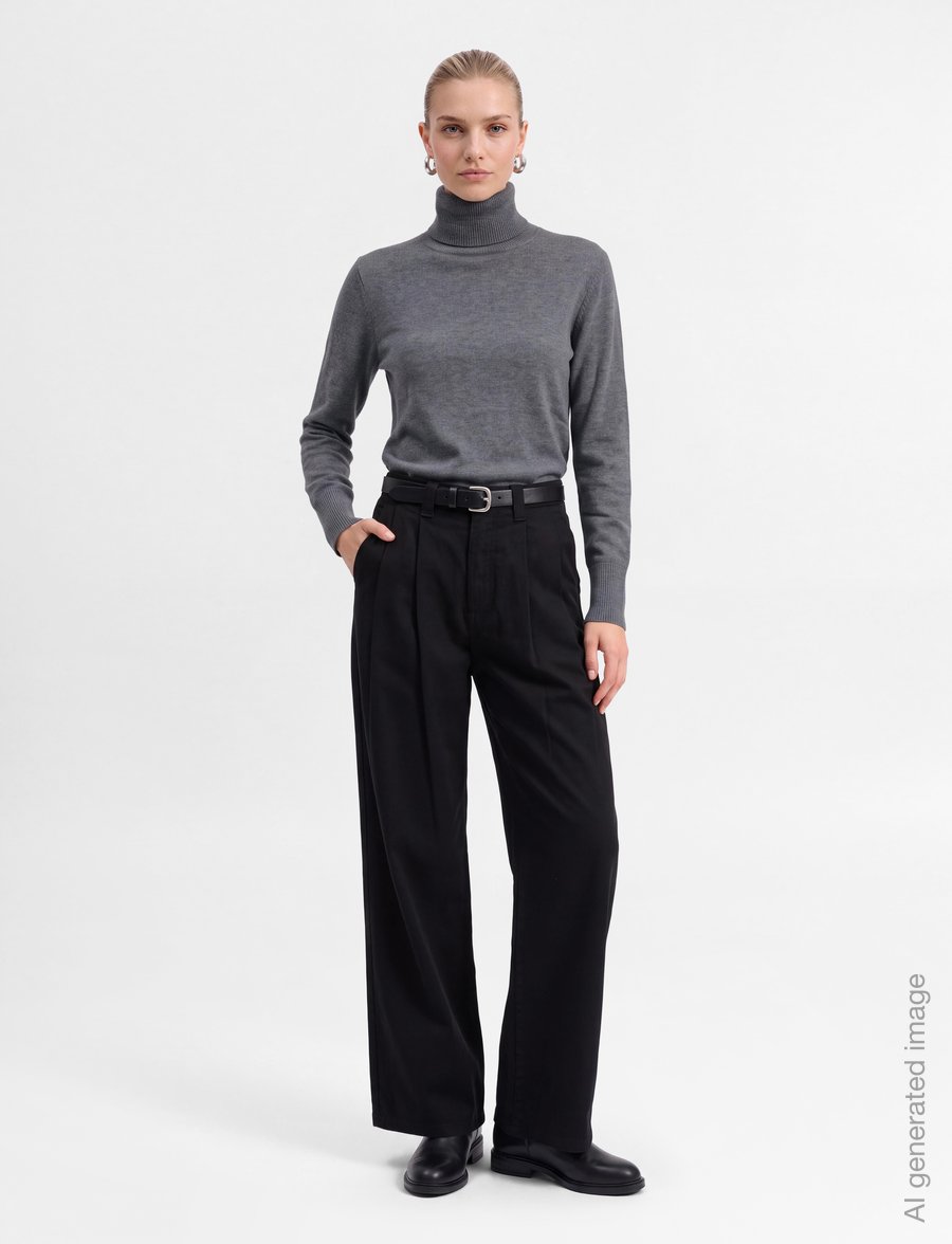 2NDDAY - 2NDPorto - Soft Wool - pullover - medium grey mel. - 0
