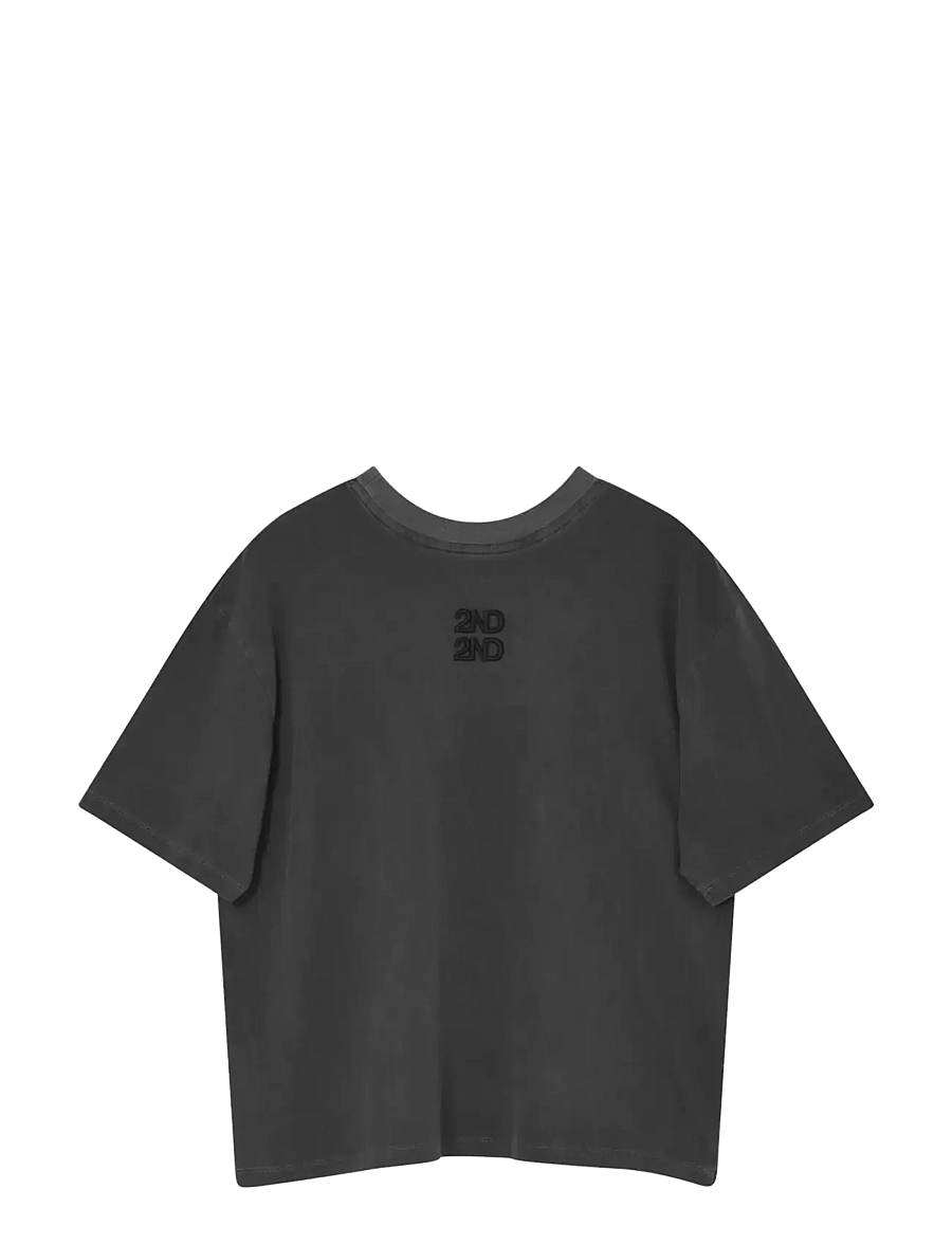 2NDDAY - 2NDArale - Overwashed Jersey - t-särgid - black - 0