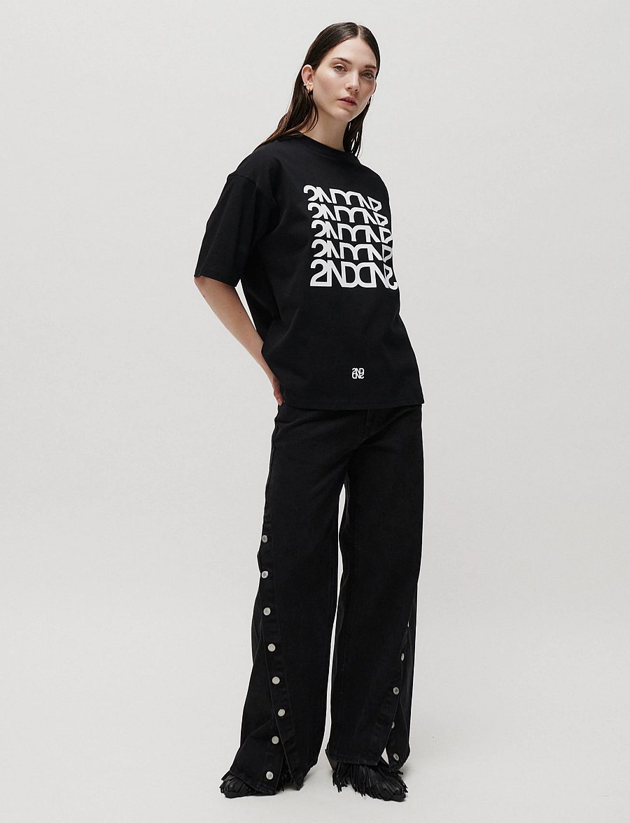 2NDDAY - 2NDArala - Midweight Jersey - t-shirts - black - 4