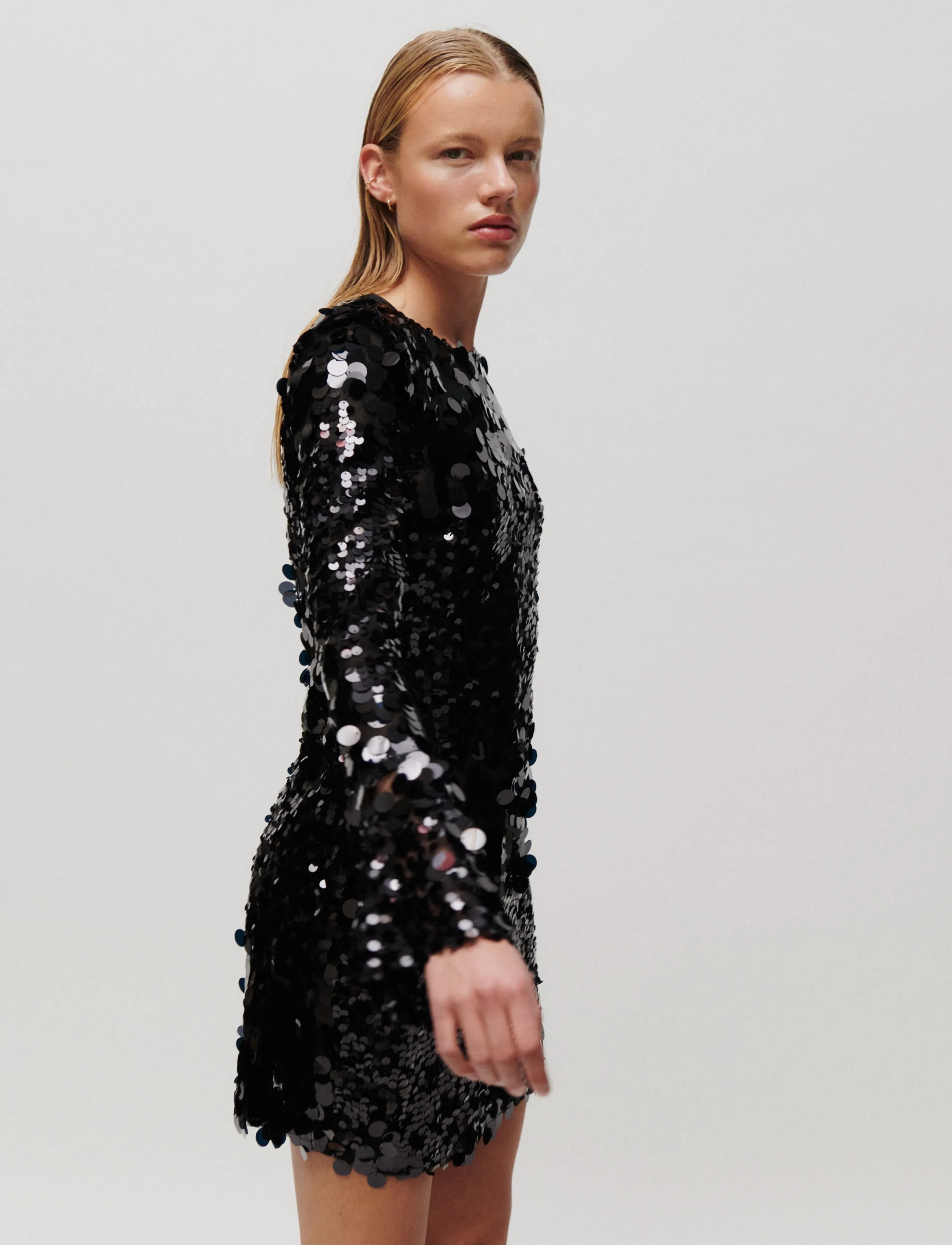 2NDDAY - 2NDHira - Glitzy Sequin - pailletkjoler - black - 4