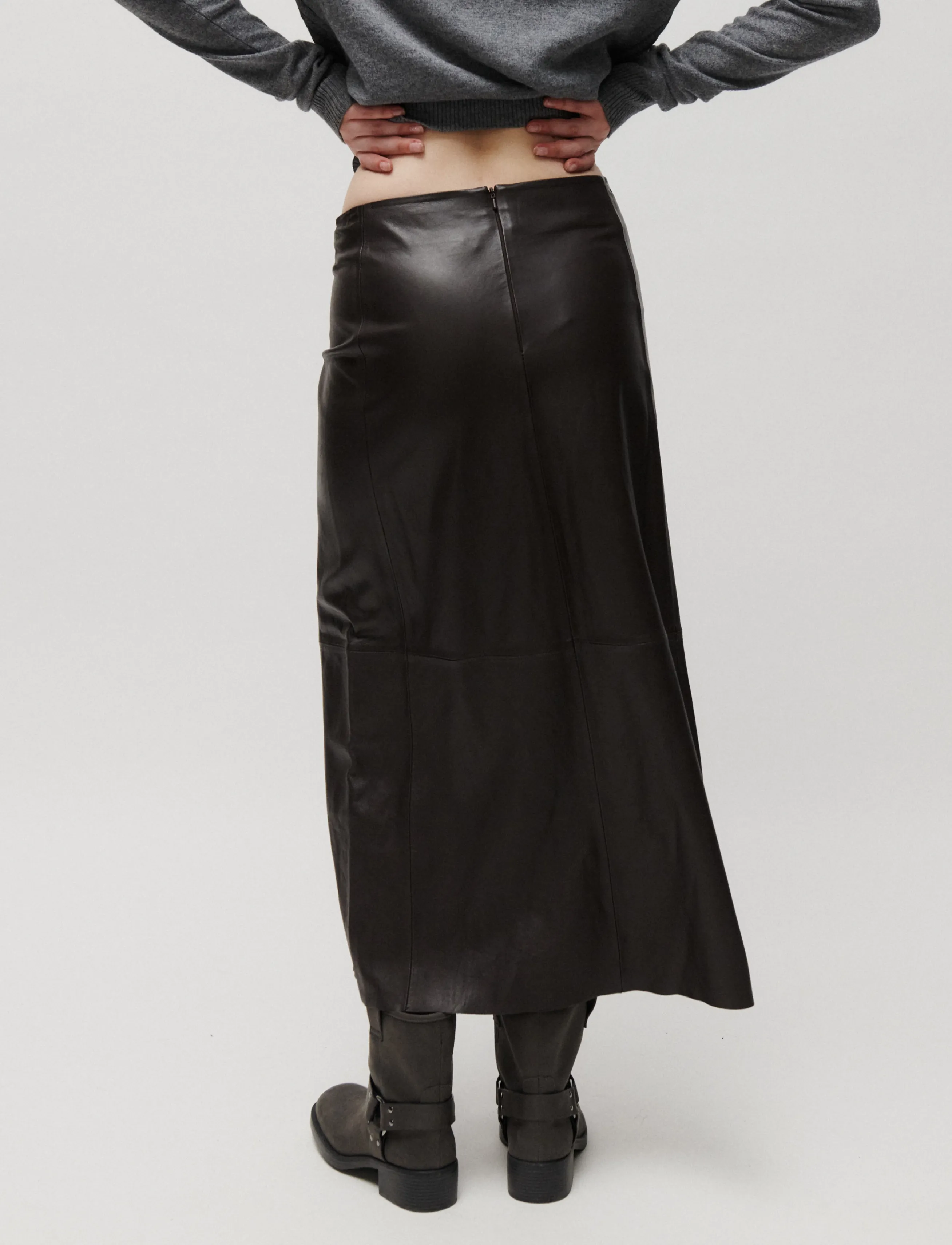 2NDDAY - 2NDMarvina - Classic Leather - lederröcke - java - 5
