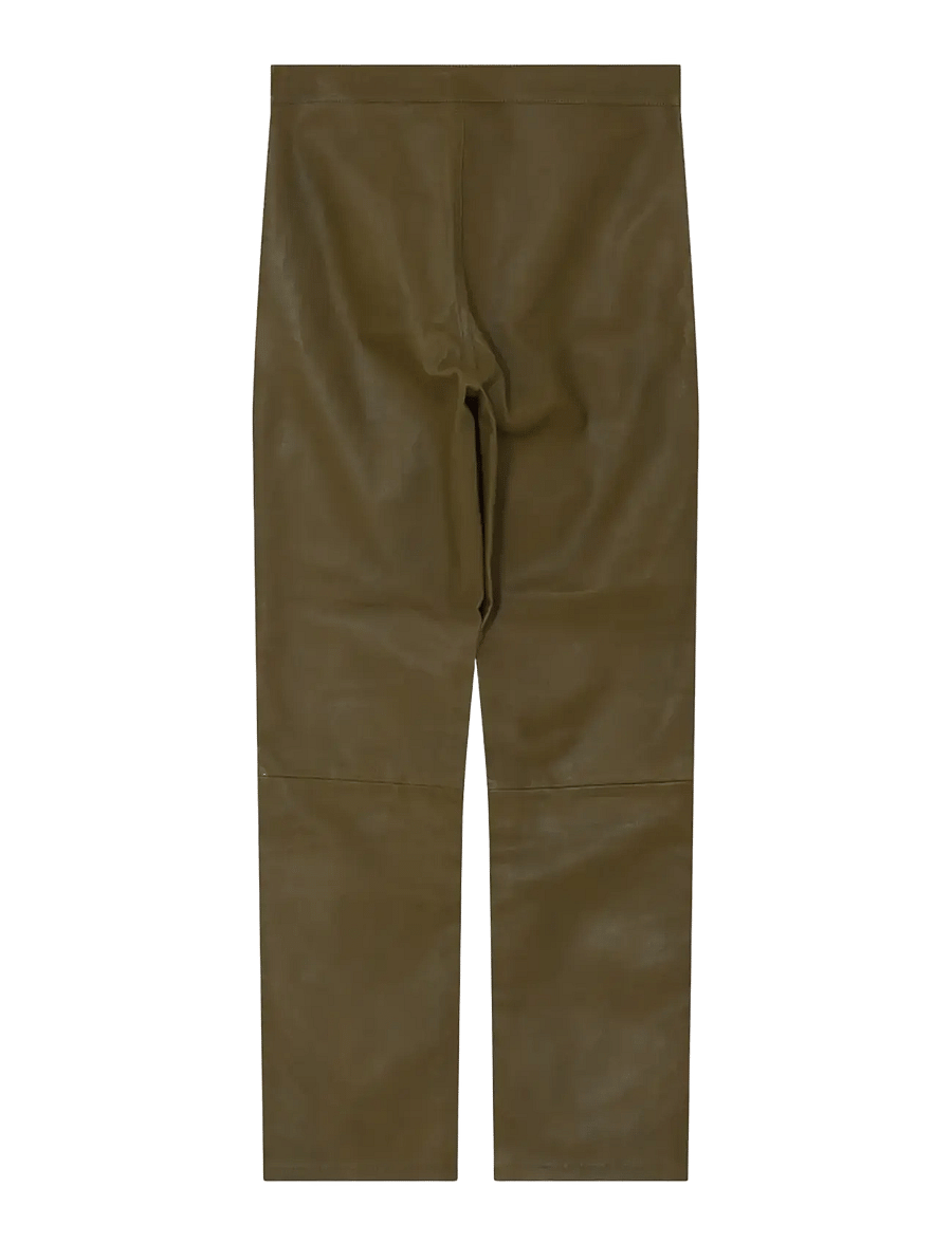 2NDDAY - 2NDLeya - Stretch Leather - læderbukser - fir green - 1