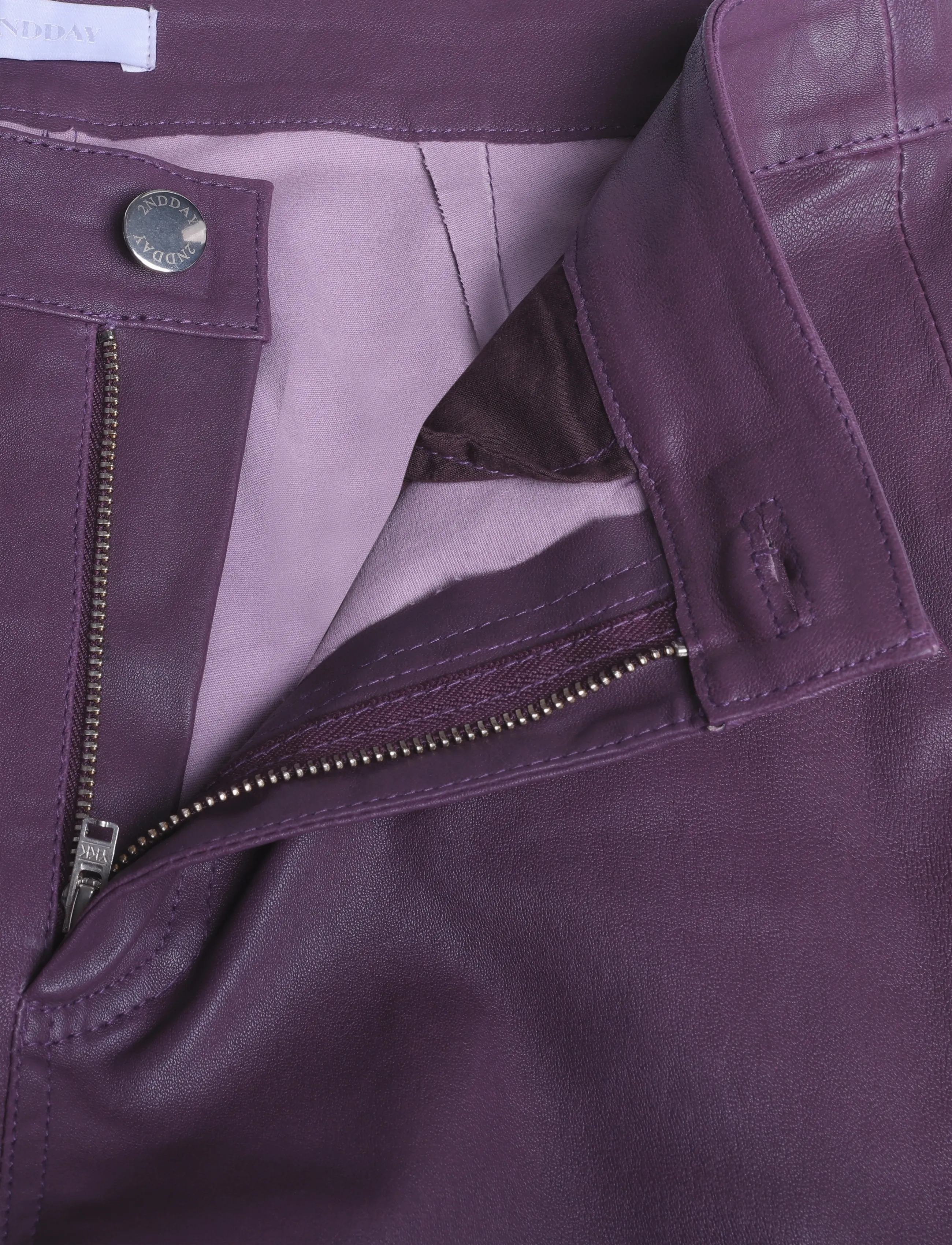 2NDDAY - 2NDLeya - Stretch Leather - lederhosen - hortensia - 3