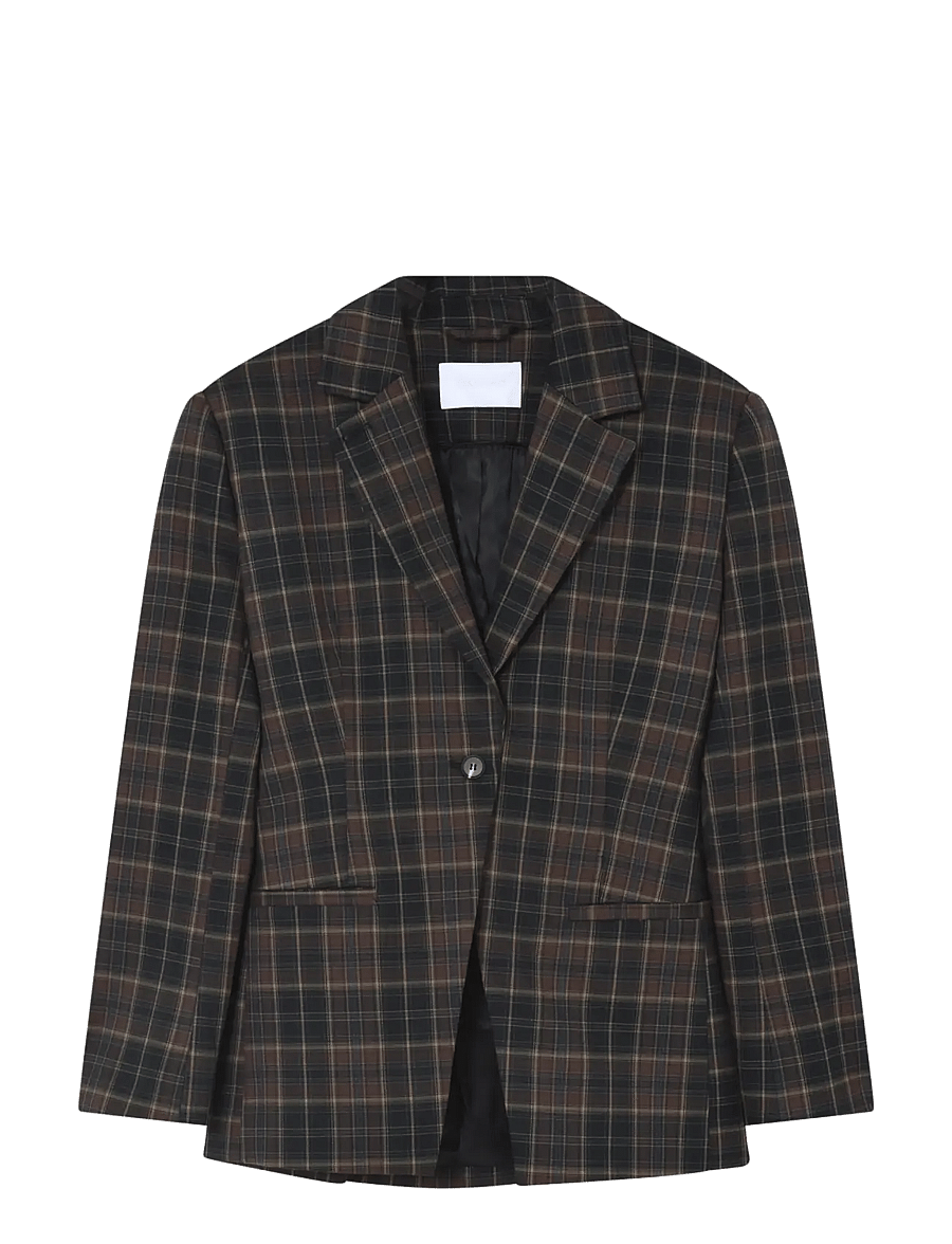 2NDDAY - 2NDMaeva - Modern Checks - enkeltradede blazere - java check - 1