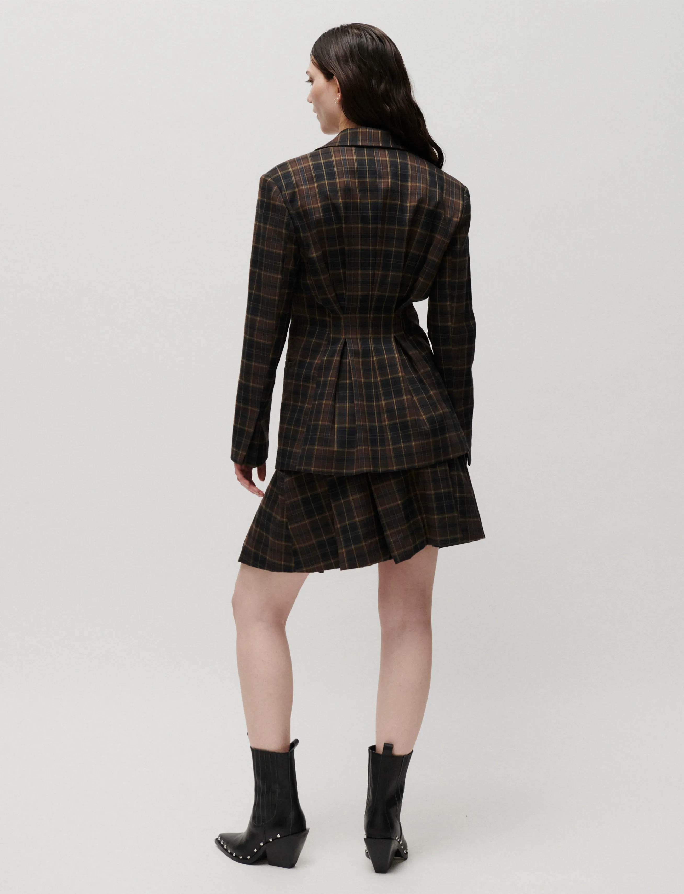 2NDDAY - 2NDMaeva - Modern Checks - enkeltradede blazere - java check - 4