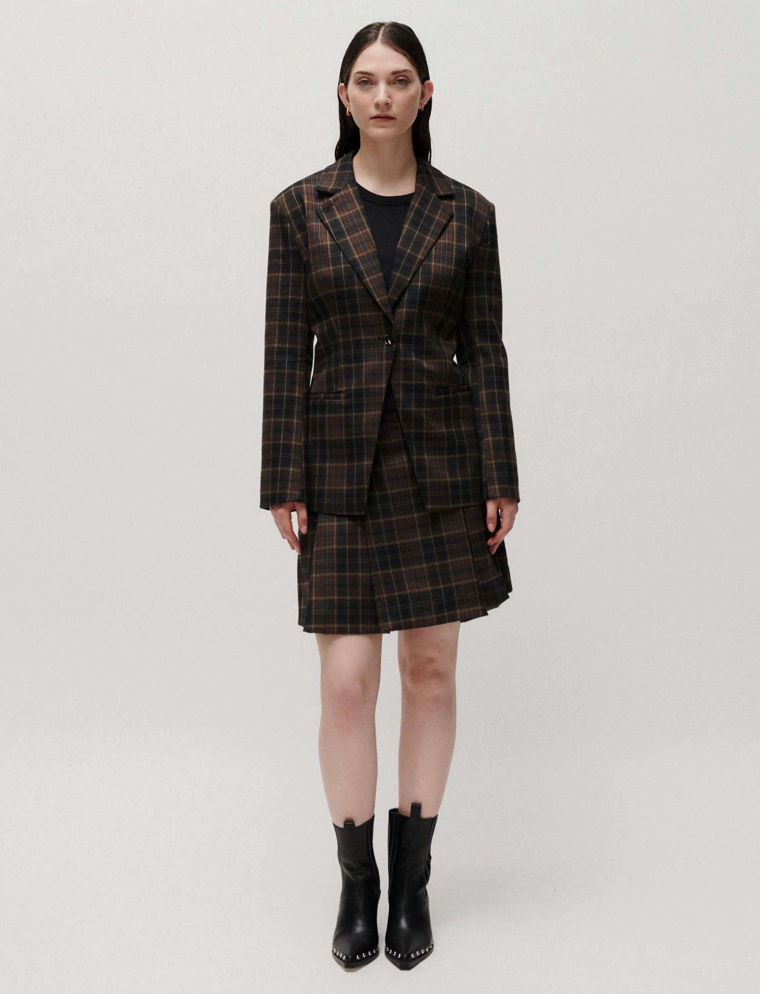 2NDDAY - 2NDMatilda - Modern Checks - plisseeritud seelikud - java check - 3
