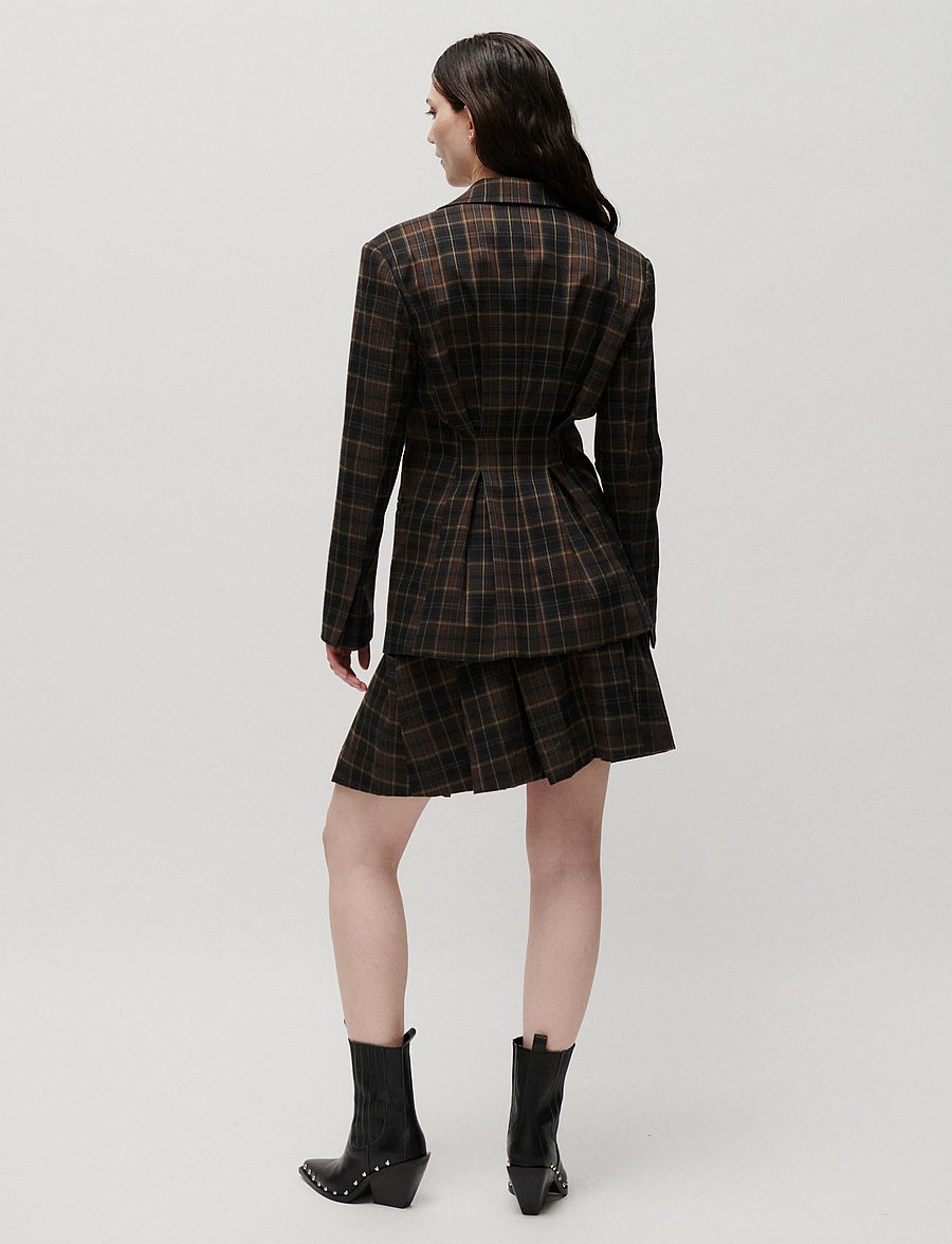 2NDDAY - 2NDMatilda - Modern Checks - plisseeritud seelikud - java check - 4