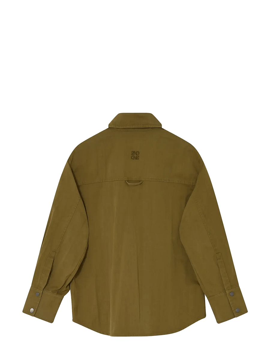 2NDDAY - 2NDBrucia - Firm Cotton - overshirts - fir green - 2