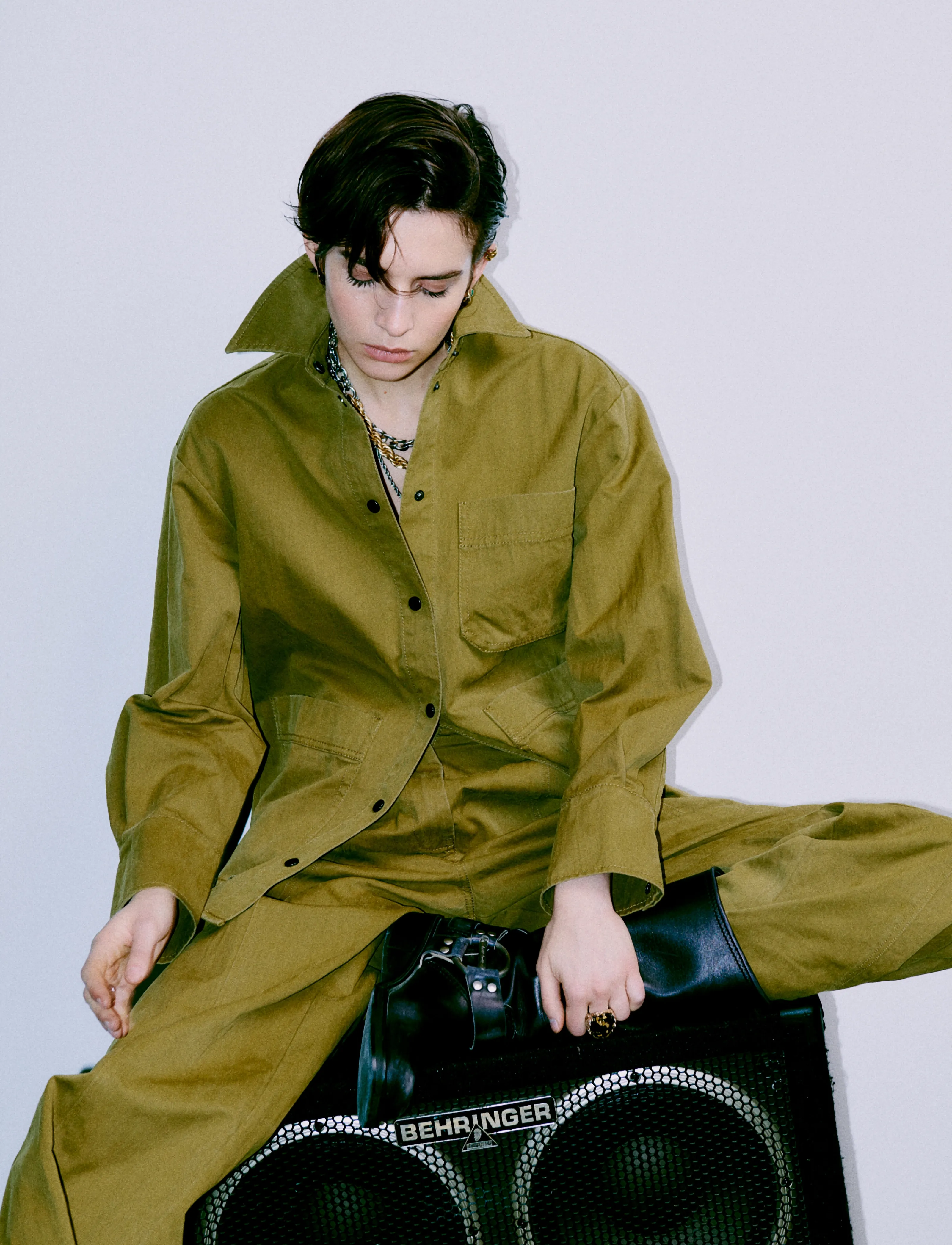 2NDDAY - 2NDBrucia - Firm Cotton - overshirts - fir green - 5