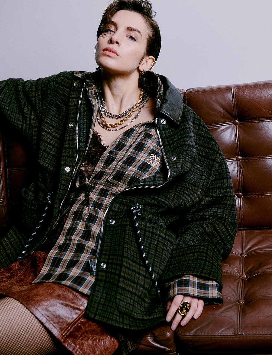 2NDDAY - 2NDBrence - Checked Wool - utility jackets - java - 2