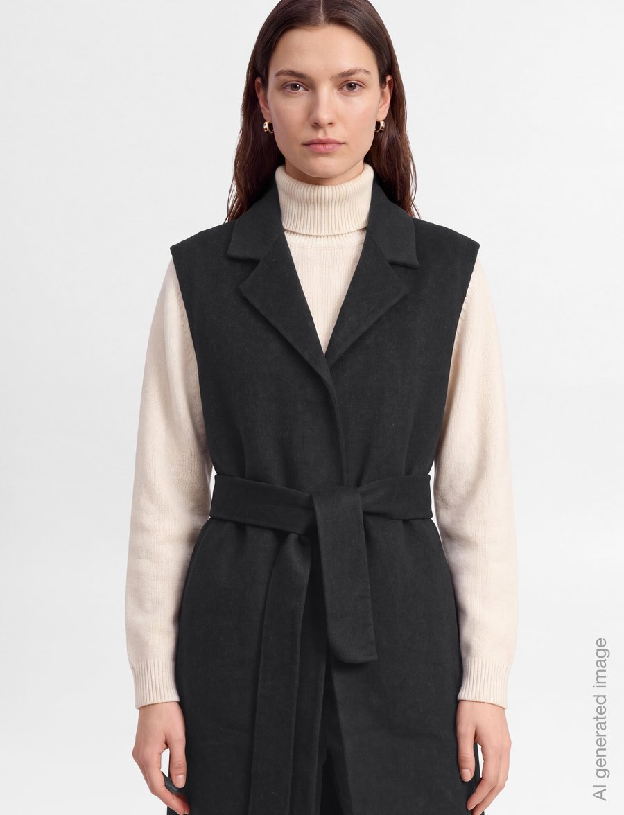 2NDDAY - 2NDSloany - Hairy Wool - leichte mäntel - black - 3