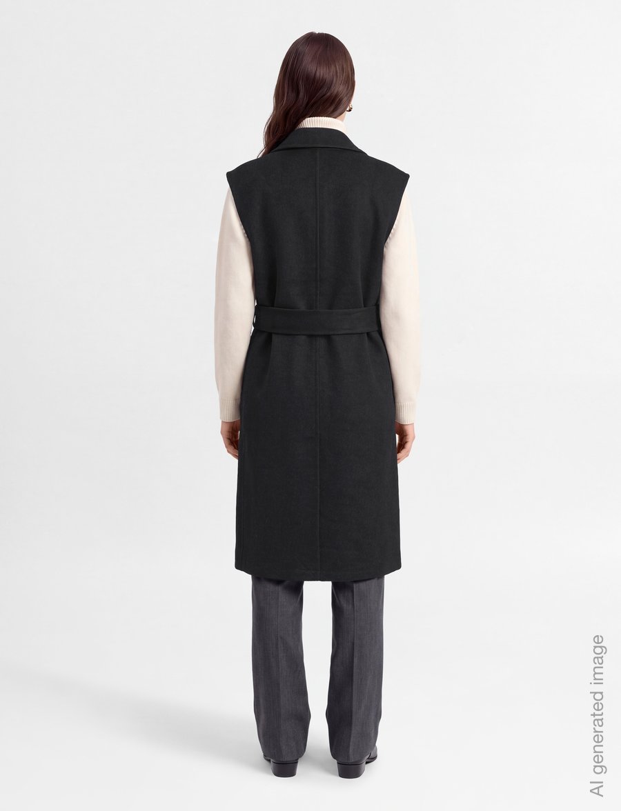 2NDDAY - 2NDSloany - Hairy Wool - leichte mäntel - black - 4