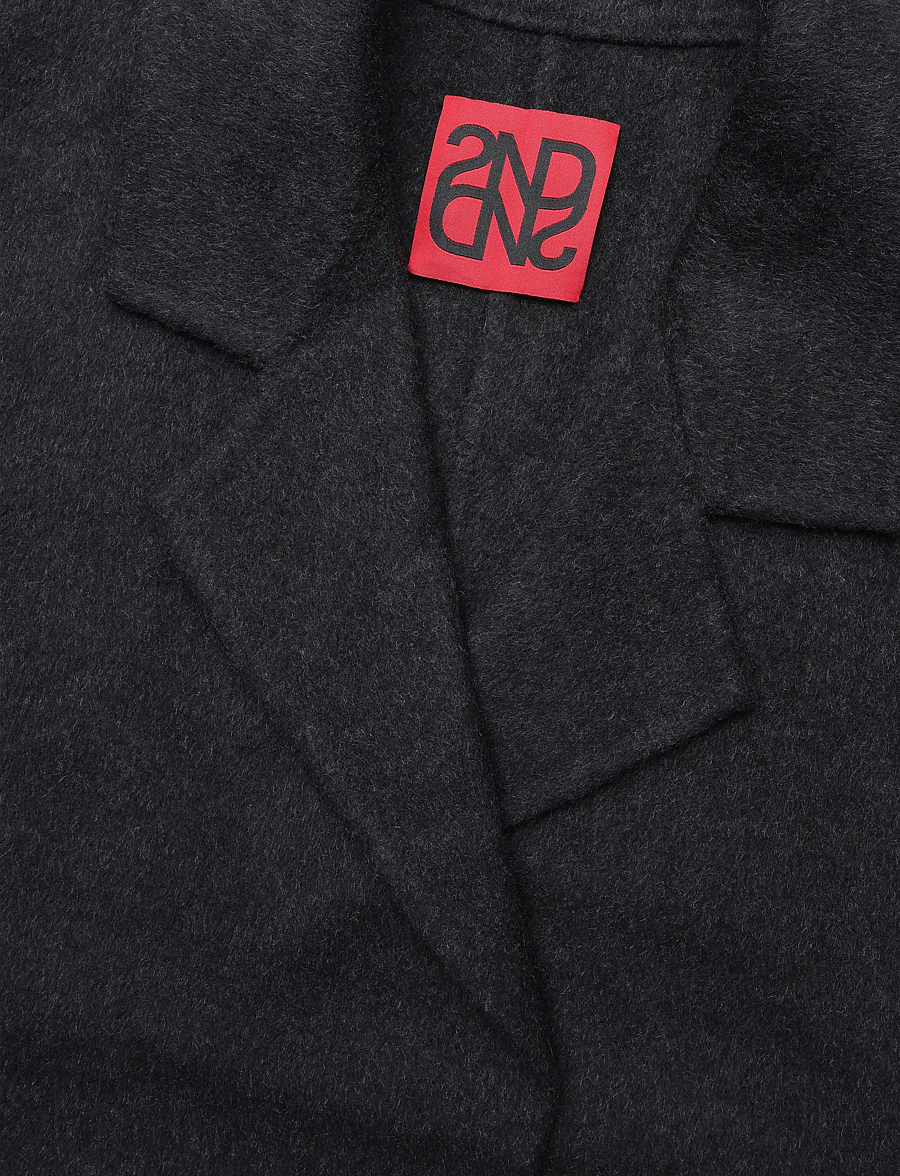2NDDAY - 2NDSloany - Hairy Wool - kerged mantlid - black - 2